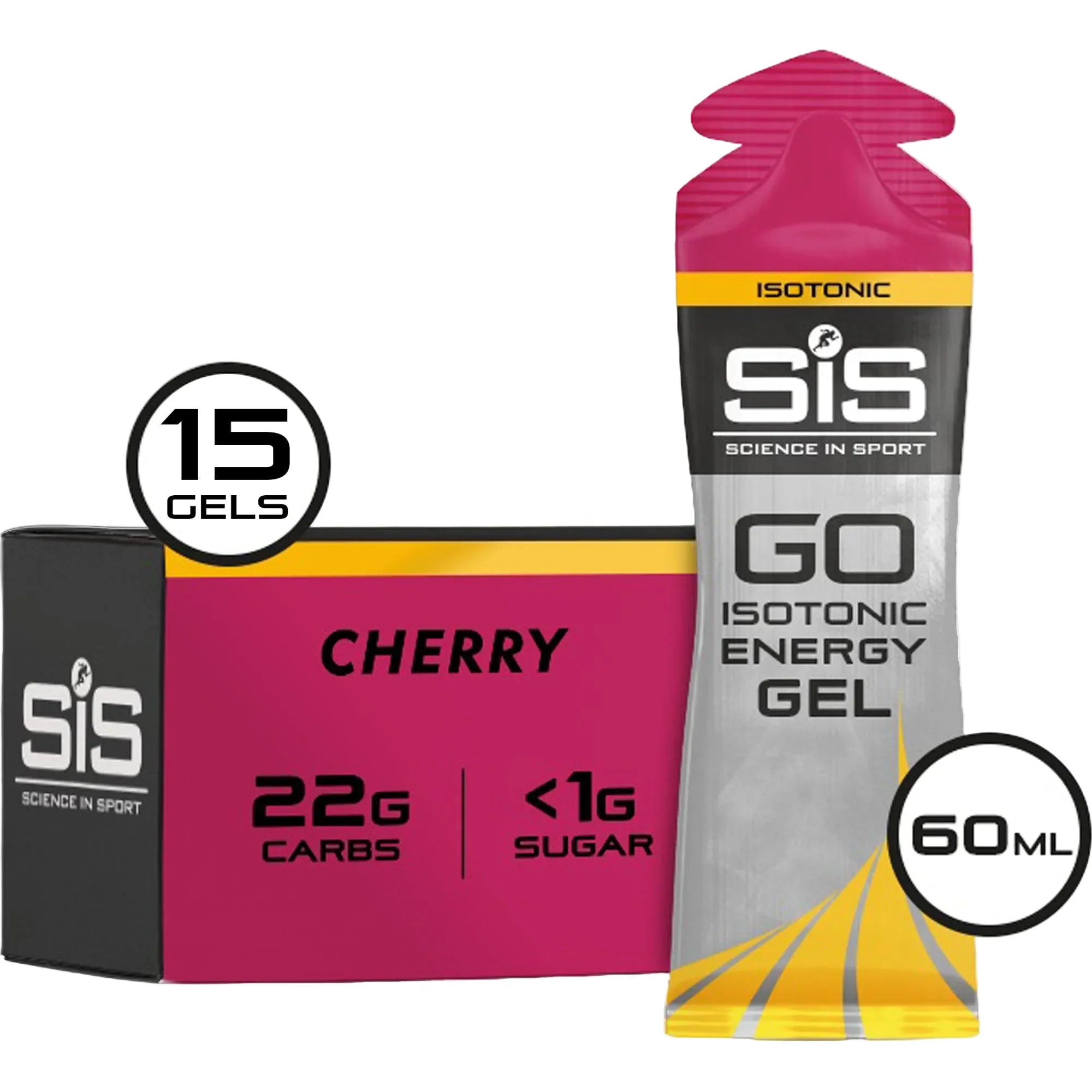 SiS GO Isotonic Energy Gel Ciliegia 15 pezzi