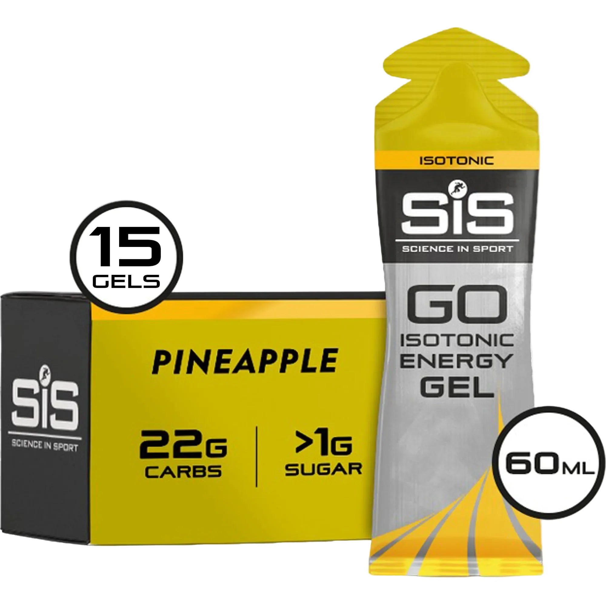 SiS GO Isotonic Energy Gel Ananas 15 pezzi