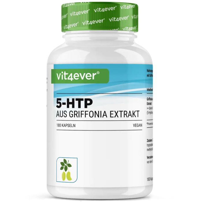 5-HTP 100mg estratto di Griffonia 180 capsule di Vit4ever