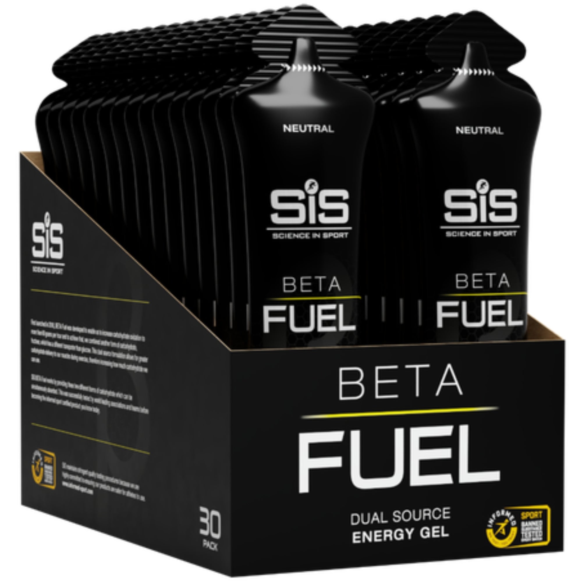 SiS Beta Fuel Gel Neutro 30 pezzi