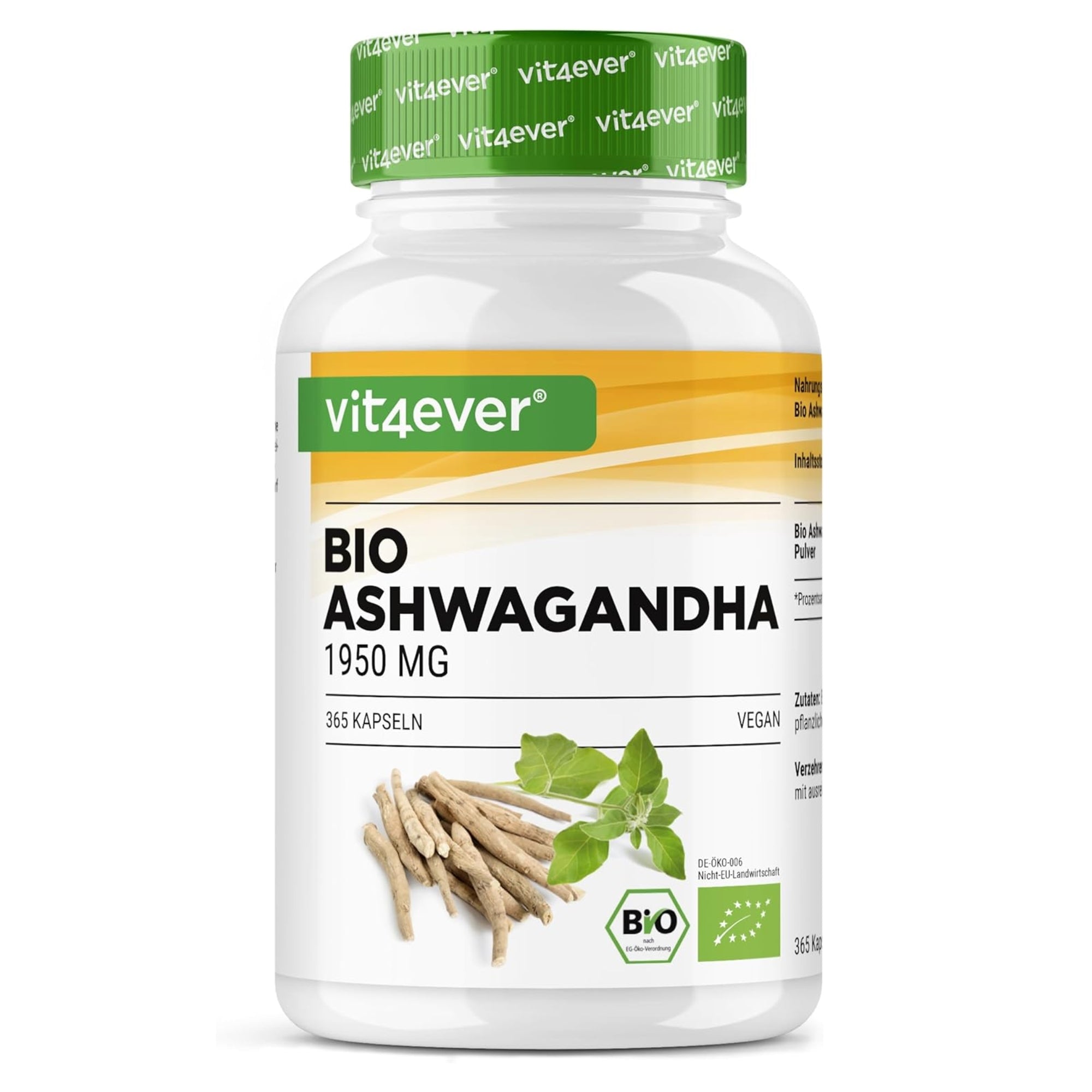 Ashwagandha Bio in Polvere di Radice Vit4ever