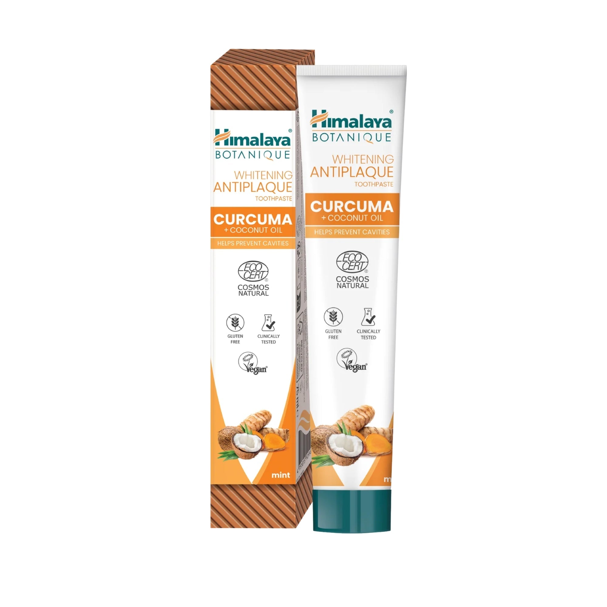 Dentifricio Whitening Antiplaque Curcuma e Olio di Cocco | 75 ml | Himalaya