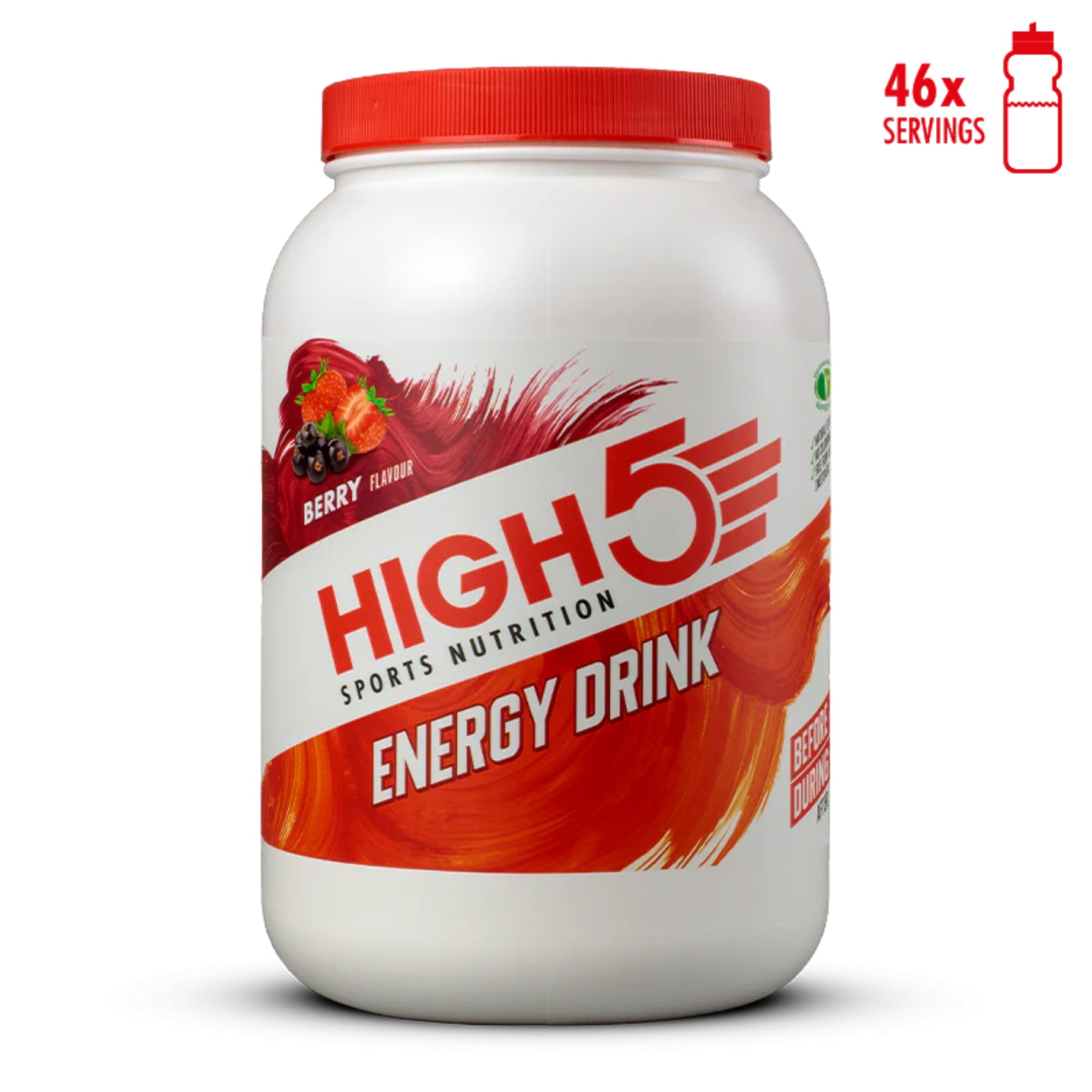 HIGH5 Energy Drink Berry | Polvere carboidrati-elettroliti