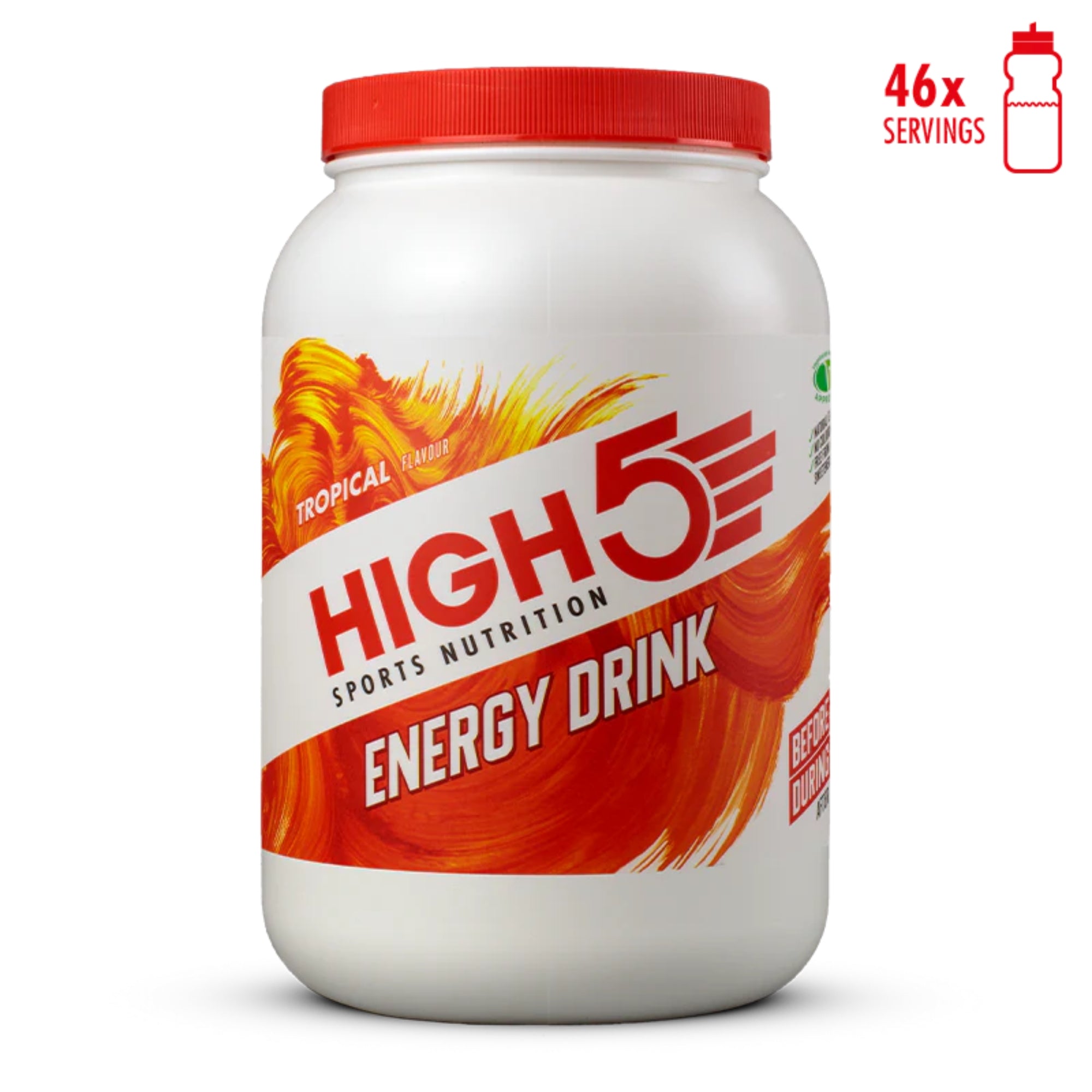 HIGH5 Energy Drink Tropical | Polvere carboidrati-elettroliti