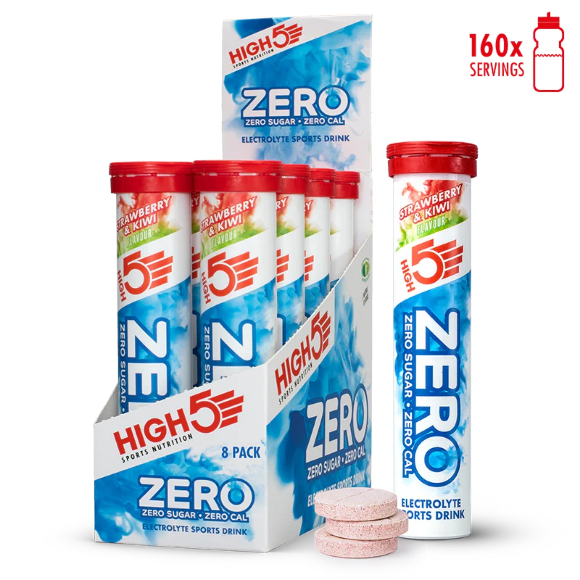 HIGH5 ZERO Strawberry & Kiwi compresse effervescenti di elettroliti