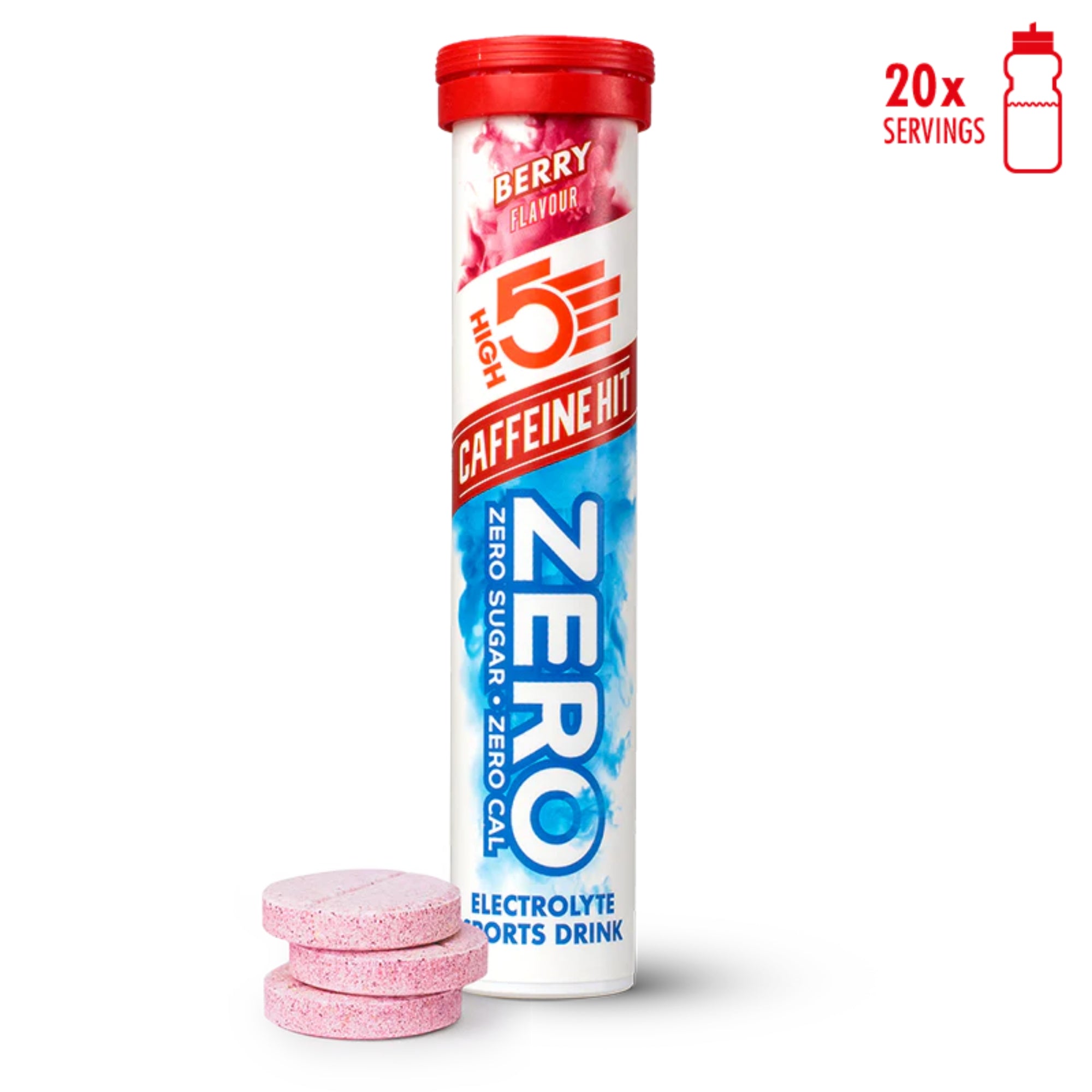HIGH5 ZERO Caffeine Hit Frutti di Bosco | compresse effervescenti di elettroliti
