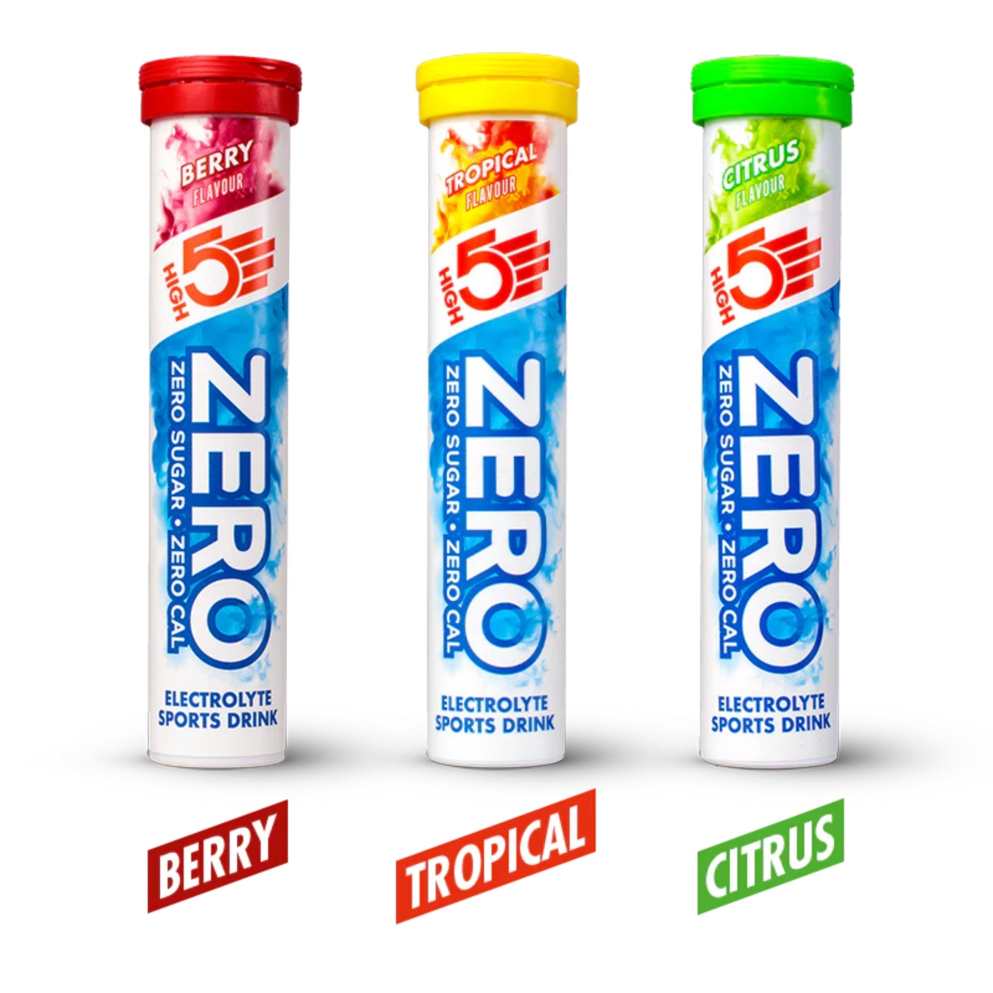 ZERO Compresse effervescenti elettrolitiche Mixed Flavours | 3 x 20 compresse | HIGH5