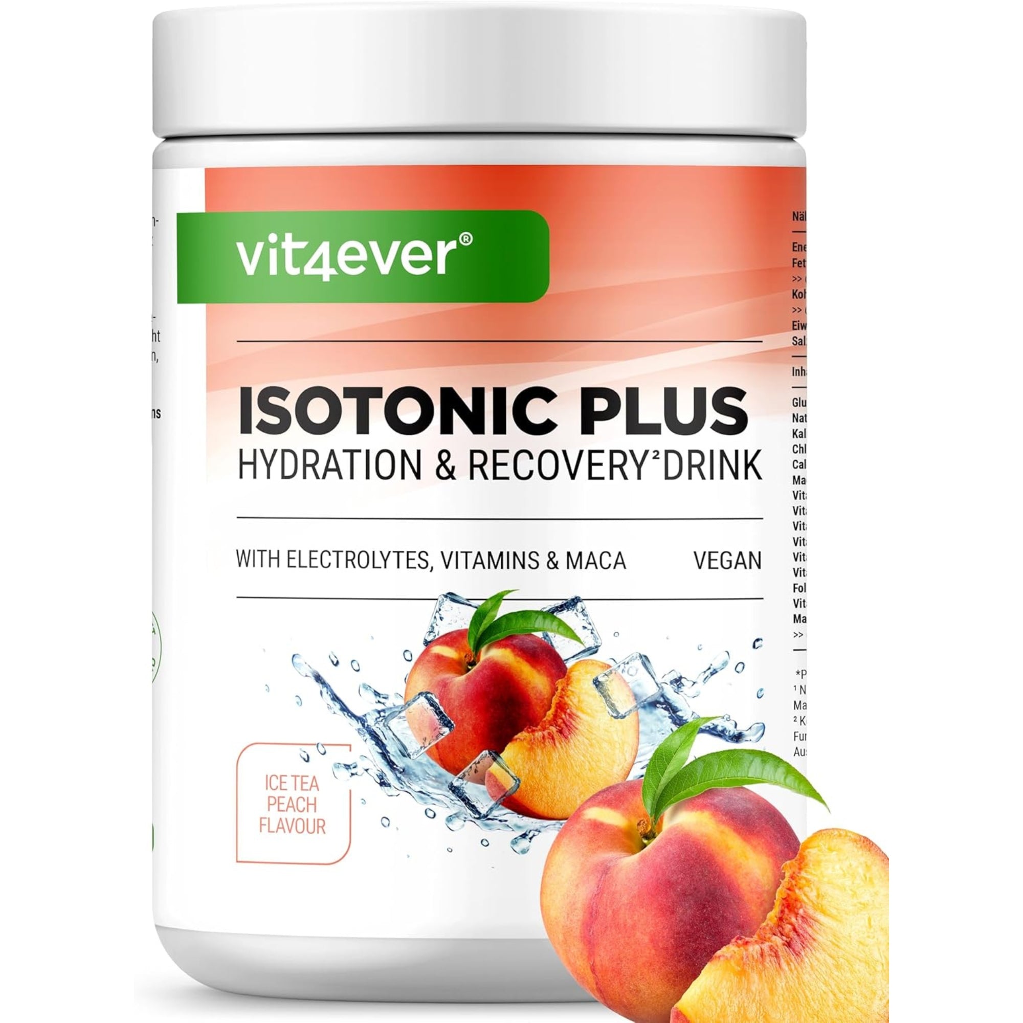 Isotonic Plus di Vit4ever, bevanda sportiva isotonica in polvere con elettroliti e vitamine B, 1050 g