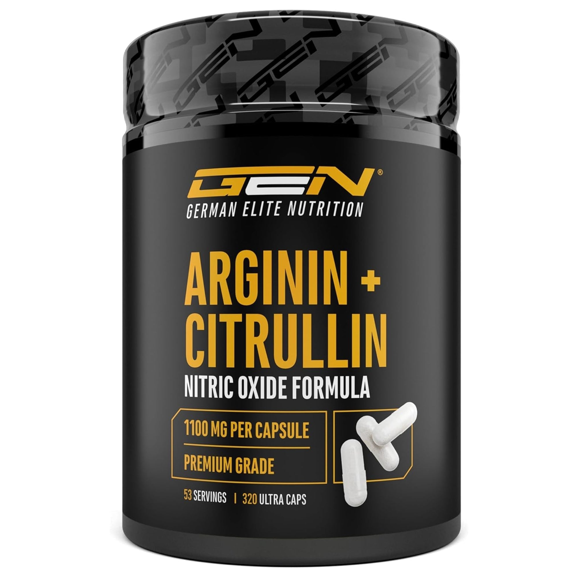 L-Arginine + L-Citrulline 6600mg | 320 capsule | German Elite Nutrition