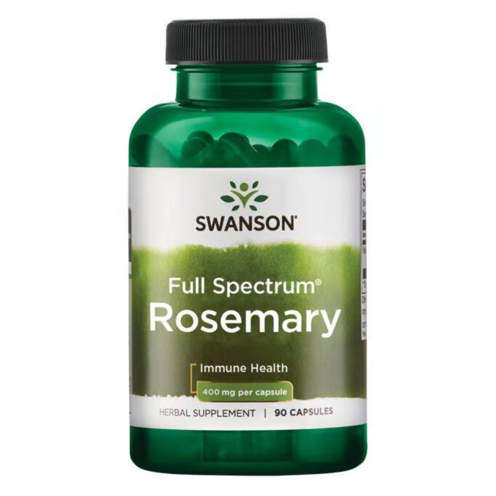 Swanson Rosmarino (Rosmarinus officinalis) 400mg 90 capsule - integratore alimentare