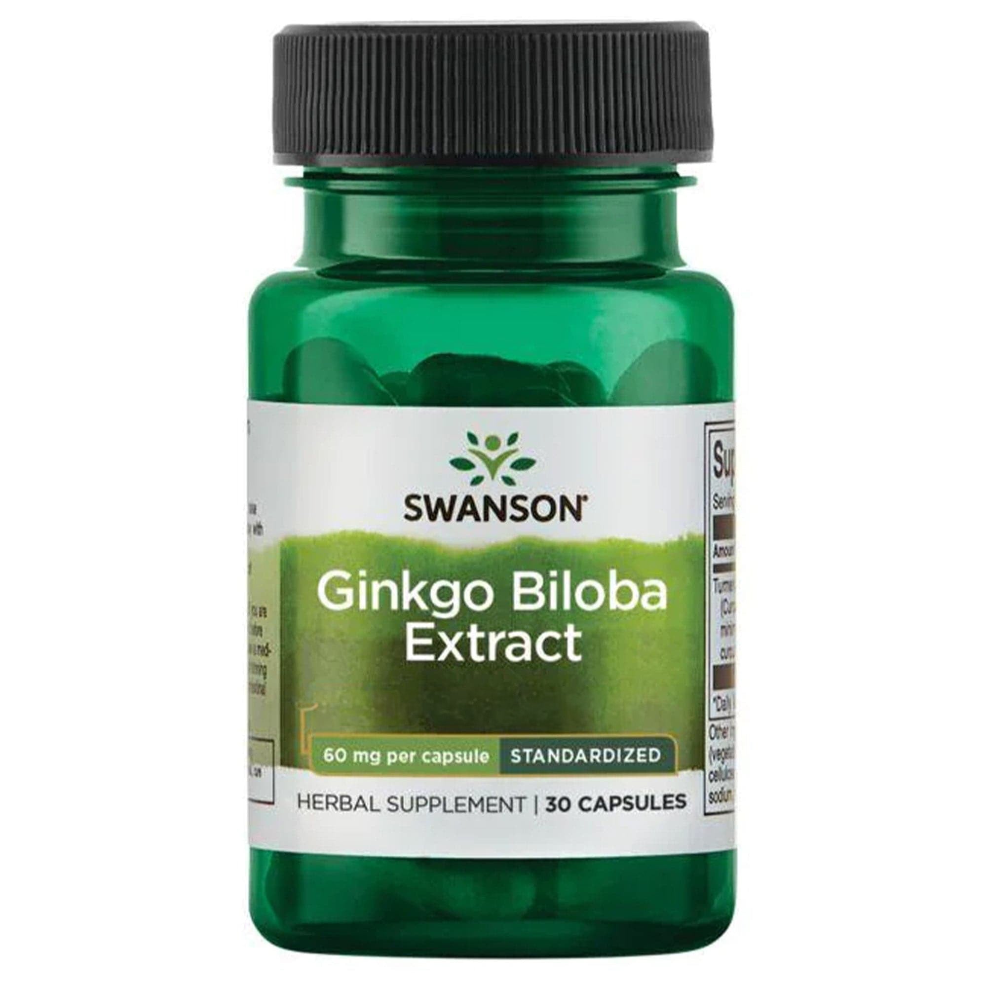 Swanson Ginkgo Biloba 60mg 30 capsule - integratore alimentare | acquista in Italia