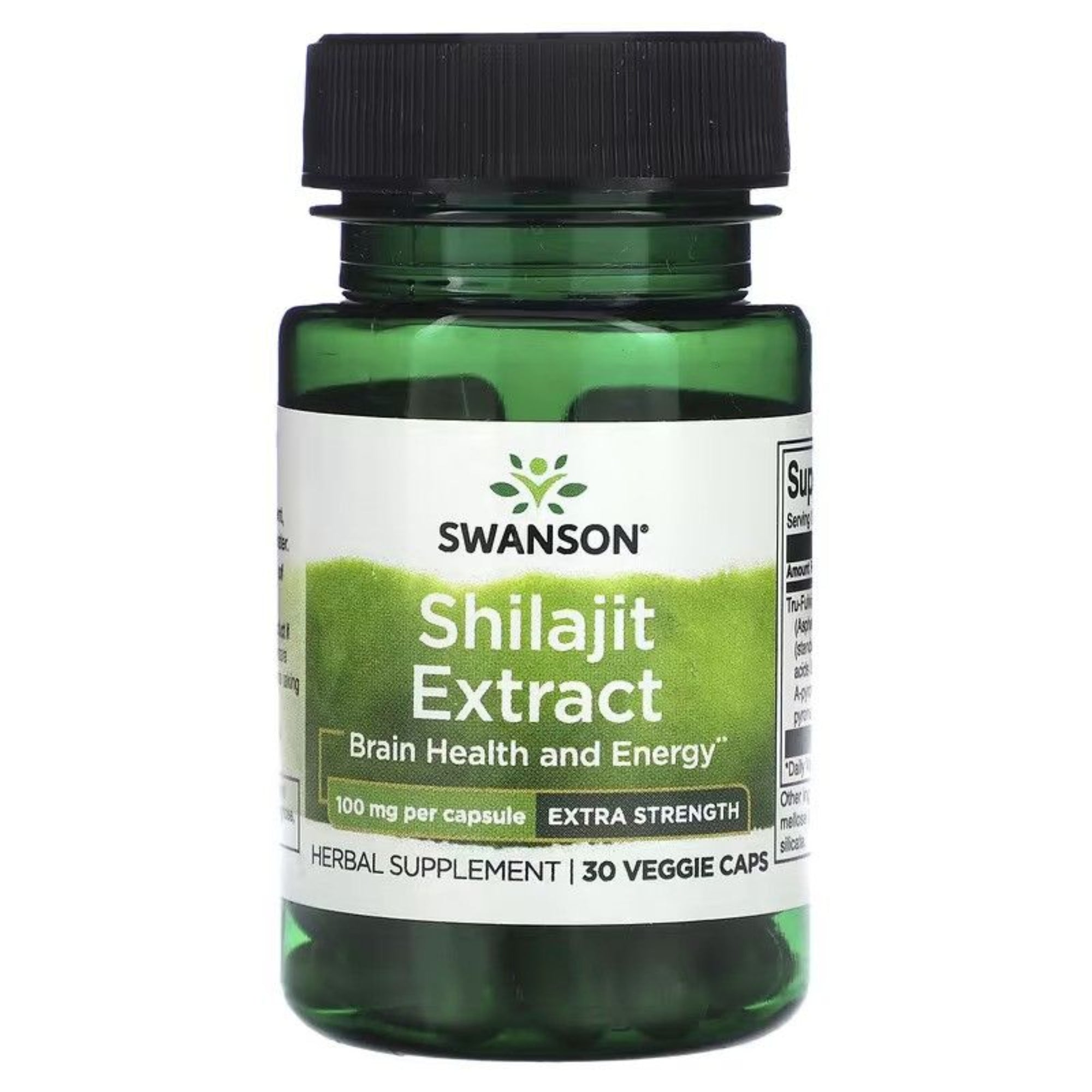 Swanson Estratto di Shilajit Extra Forte (TruFulvic®) 30 capsule - integratore alimentare