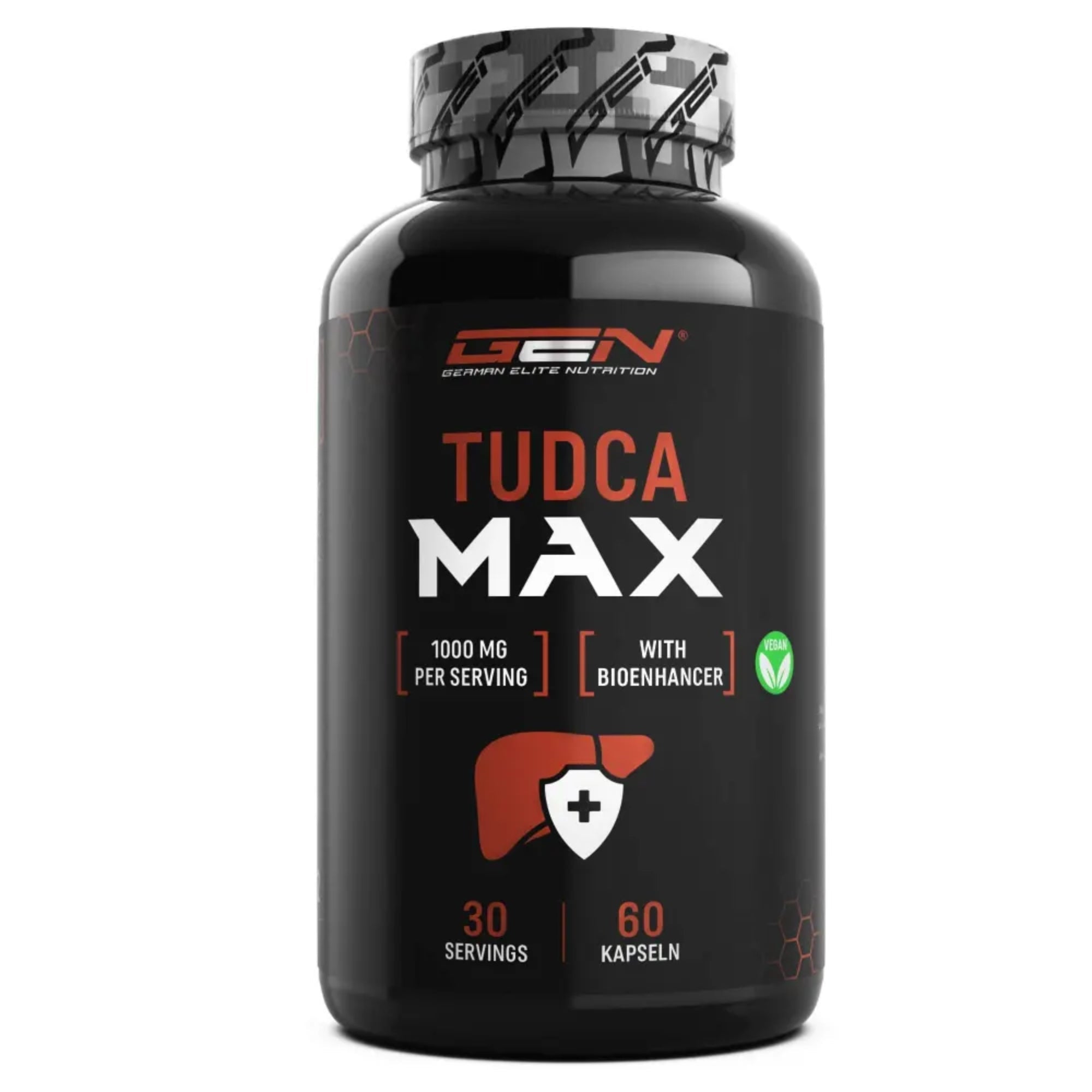 TUDCA (Acido Tauroursodesossicolico) 1000mg | 60 Capsule | German Elite Nutrition