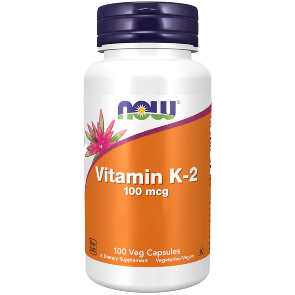 NOW Foods vitamina K2 100 mcg 100 capsule vegetali