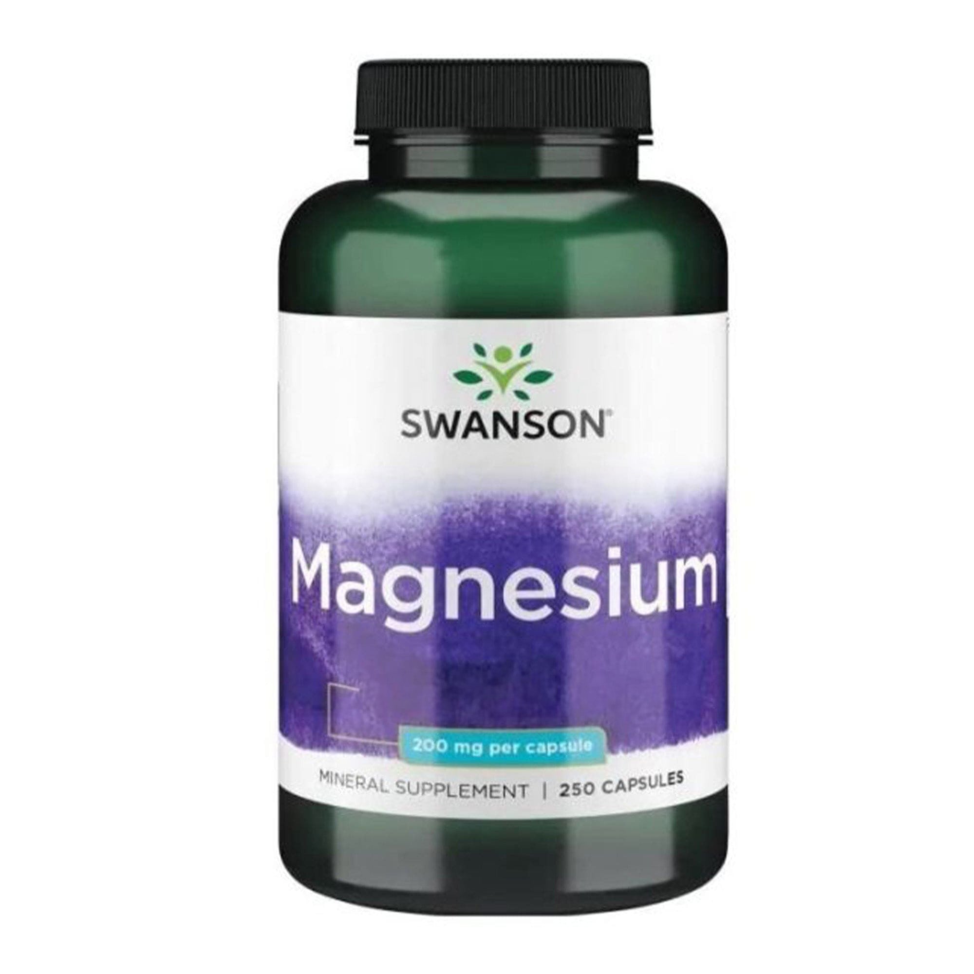 Swanson Ossido di magnesio 200mg 250 capsule - integratore alimentare | acquistabile nei Paesi Bassi e in Belgio