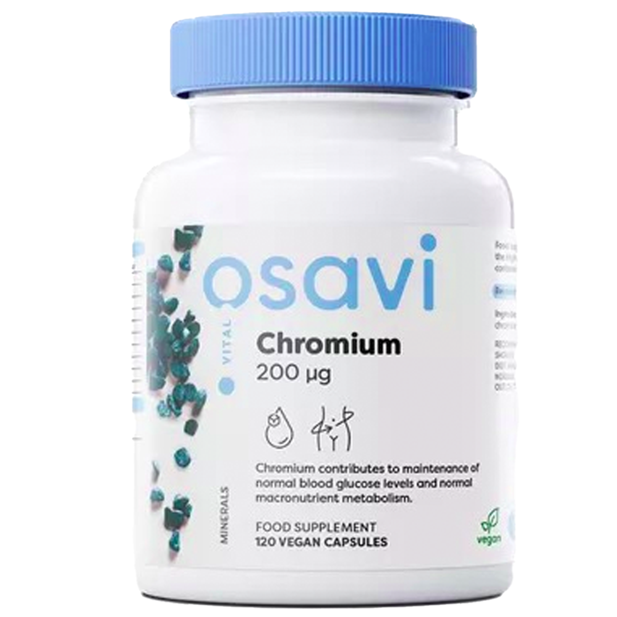 Osavi Chromium Picolinate 200mcg - 120 capsule vegane integratore di cromo | acquista in Italia
