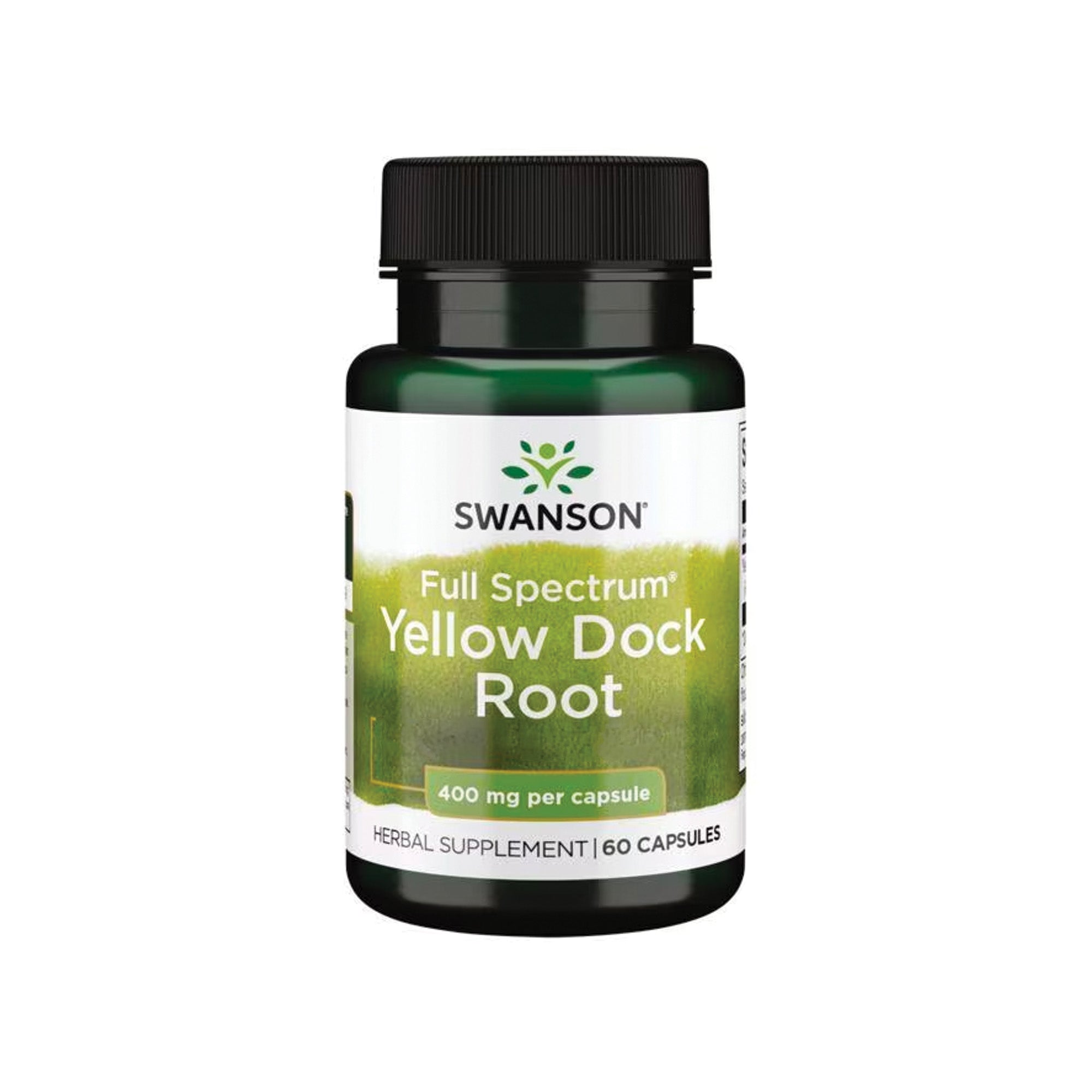 Swanson | Full Spectrum Yellow Dock / Radice di romice crespo (Rumex Crispus) | 400mg | 60 capsule