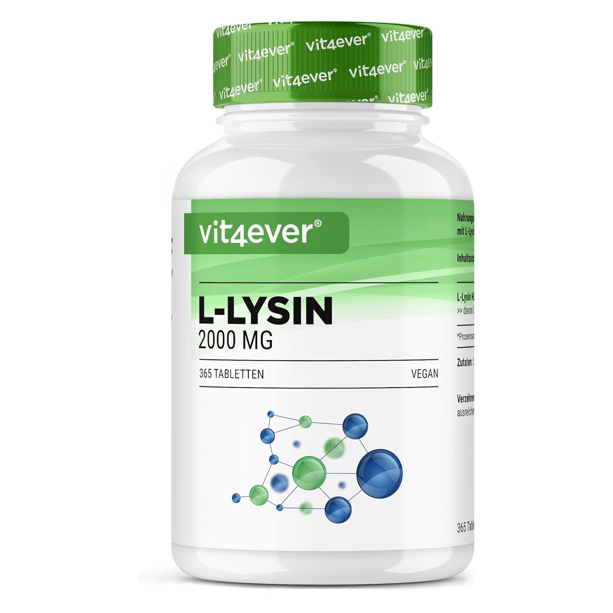 L-Lisina 1000mg Compresse | 365 Compresse | Vit4ever