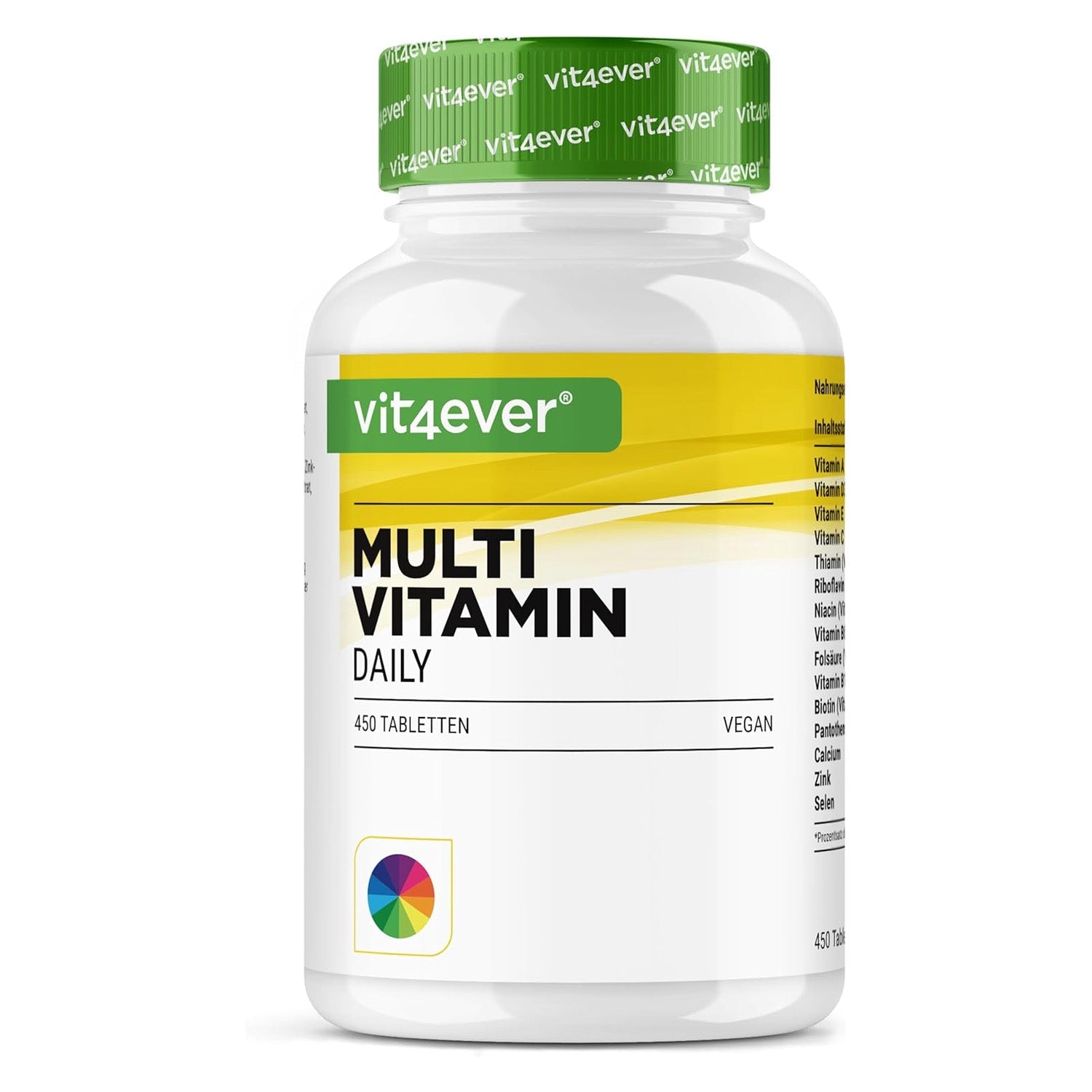 Multivitaminico DAILY di Vit4ever, 450 compresse