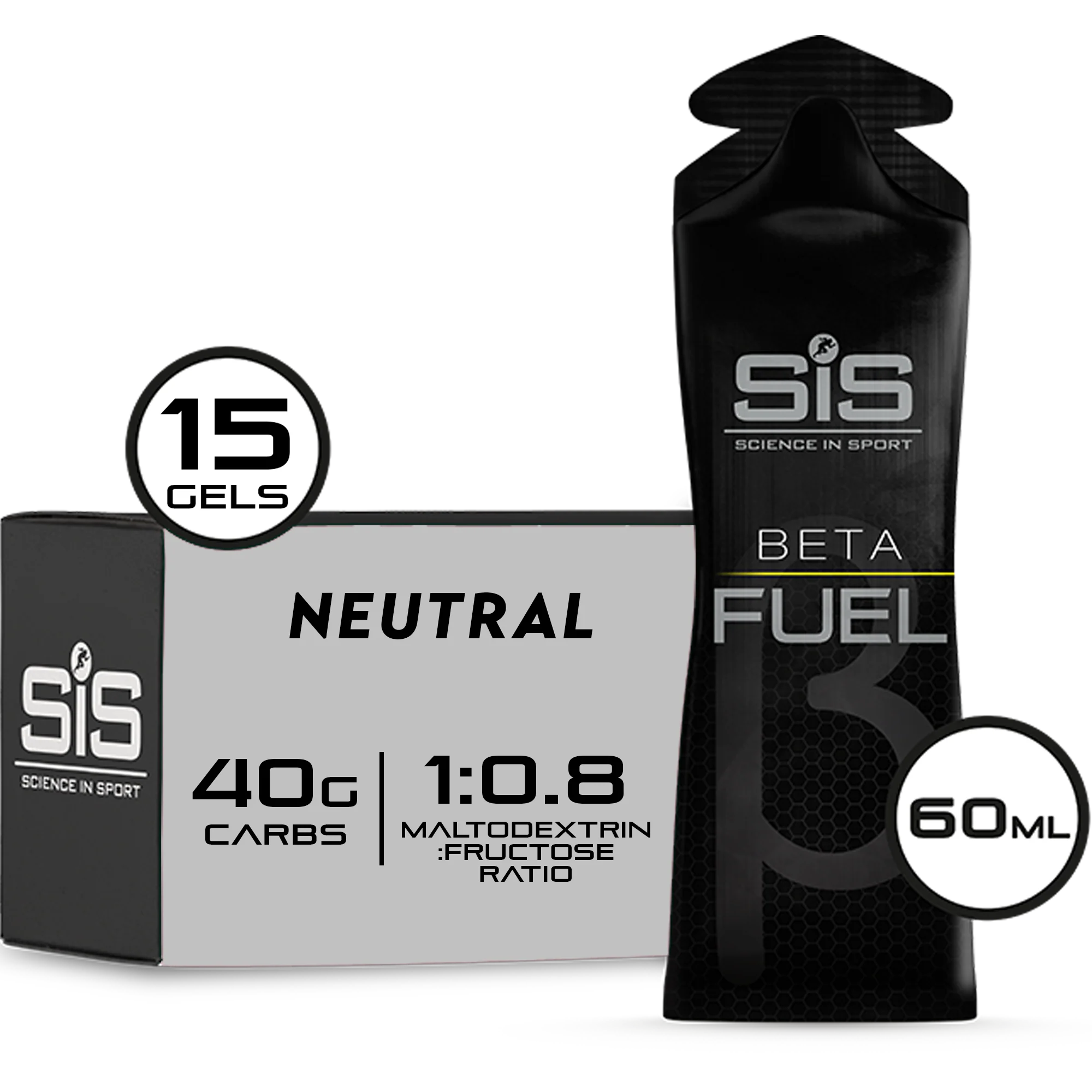 SiS Beta Fuel Gel Neutro 15 pezzi