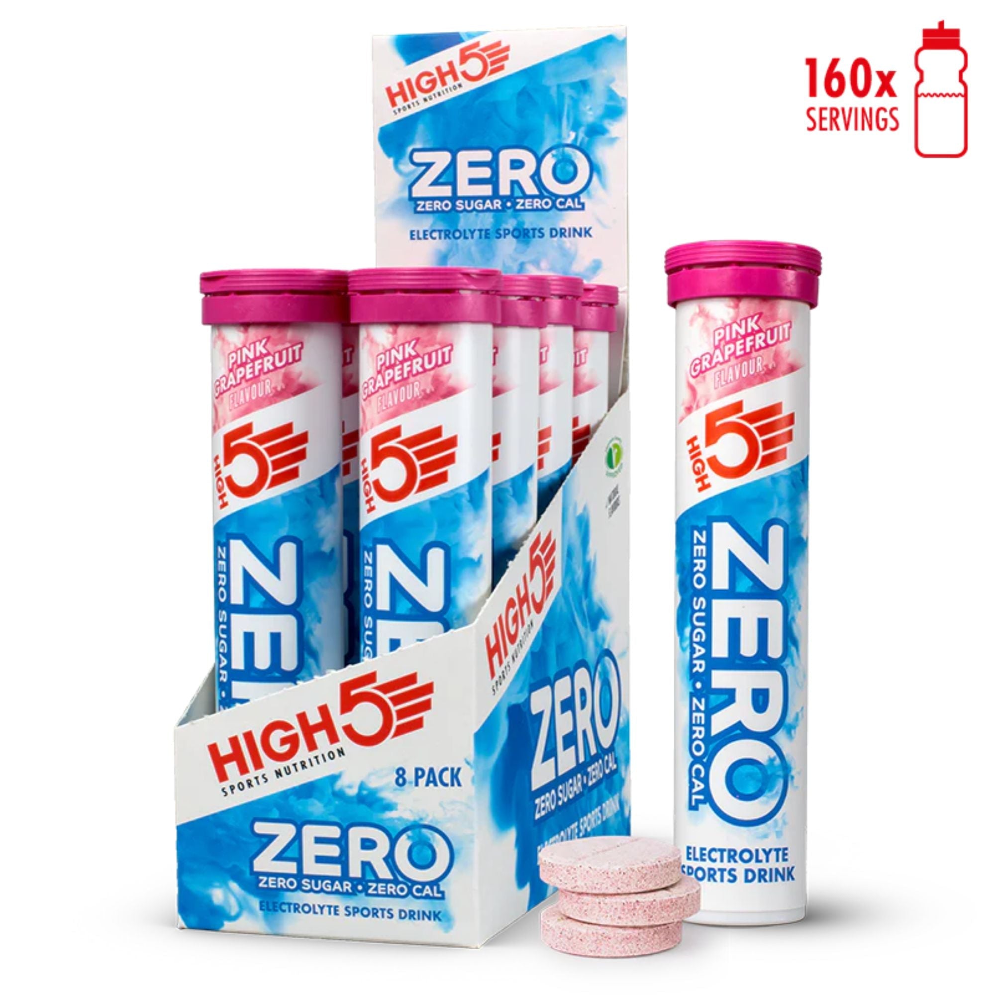 HIGH5 ZERO Pink Grapefruit compresse effervescenti di elettroliti