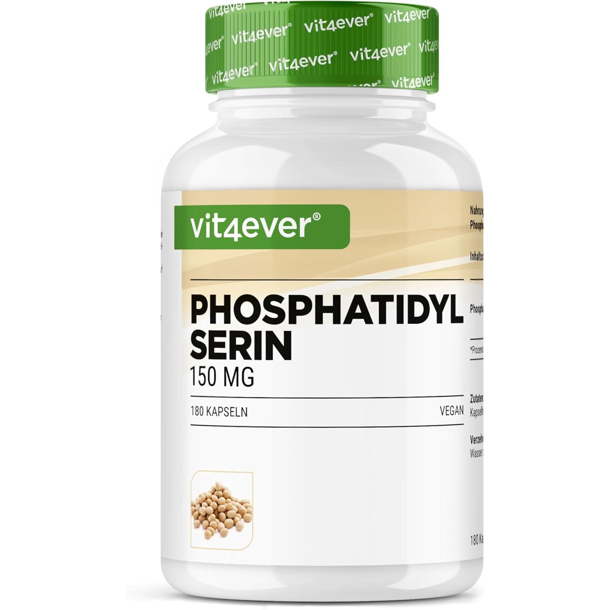 Fosfatidilserina 150mg | 180 Capsule | Vit4ever