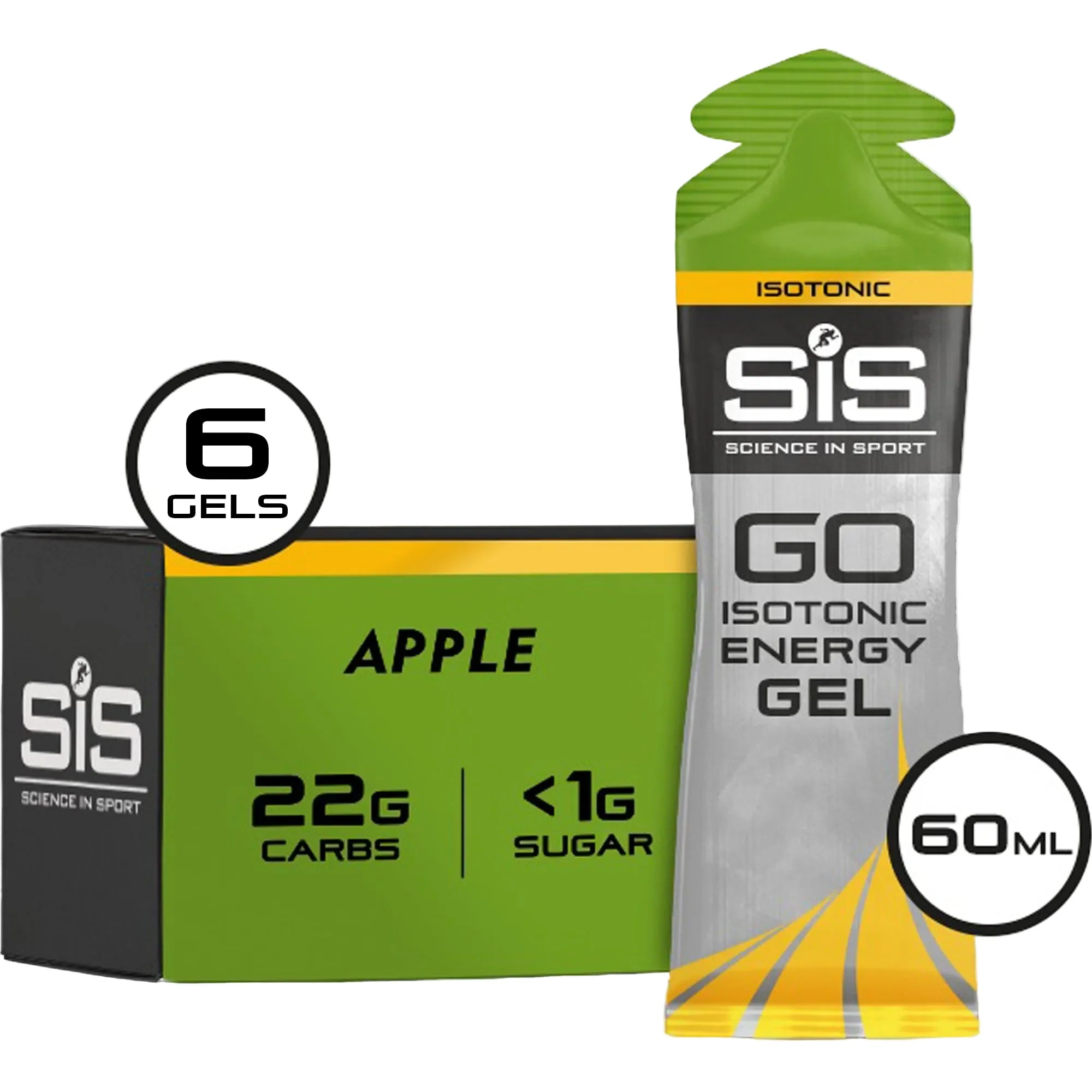 SiS GO Isotonic Energy Gel Mela 6 pezzi