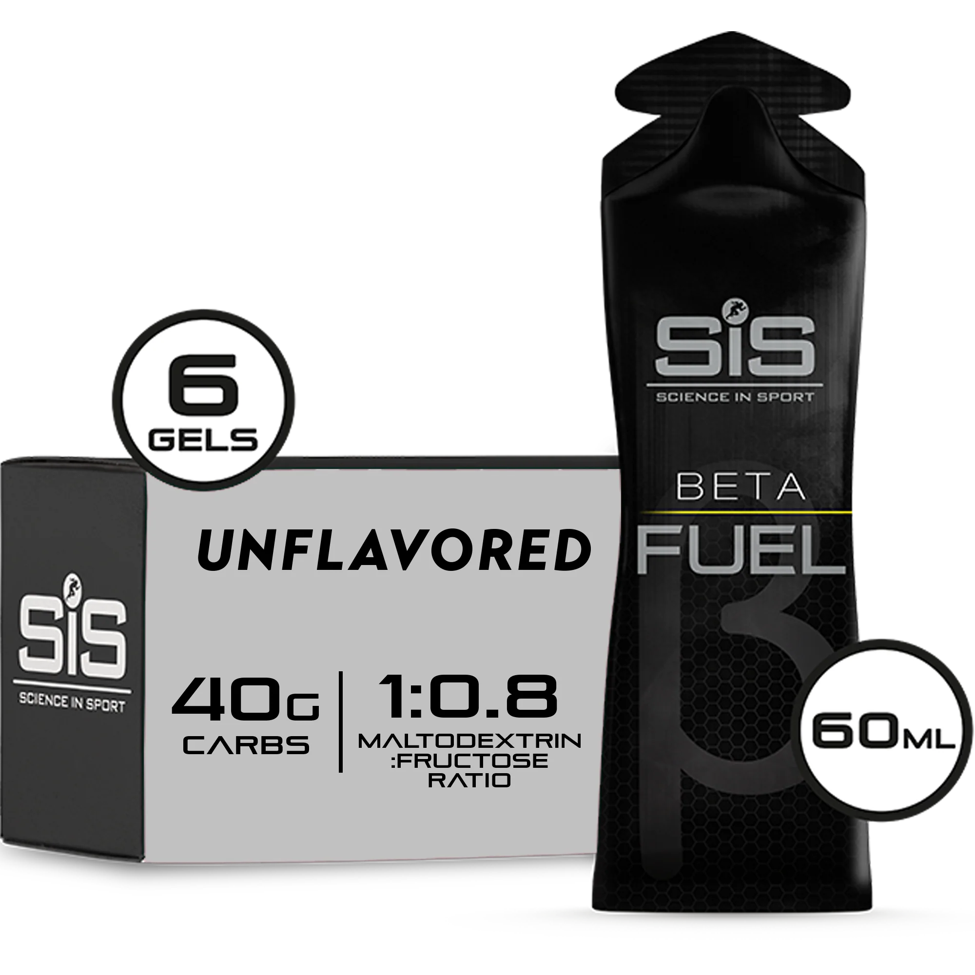 SiS Beta Fuel Gel Neutro 6 pezzi