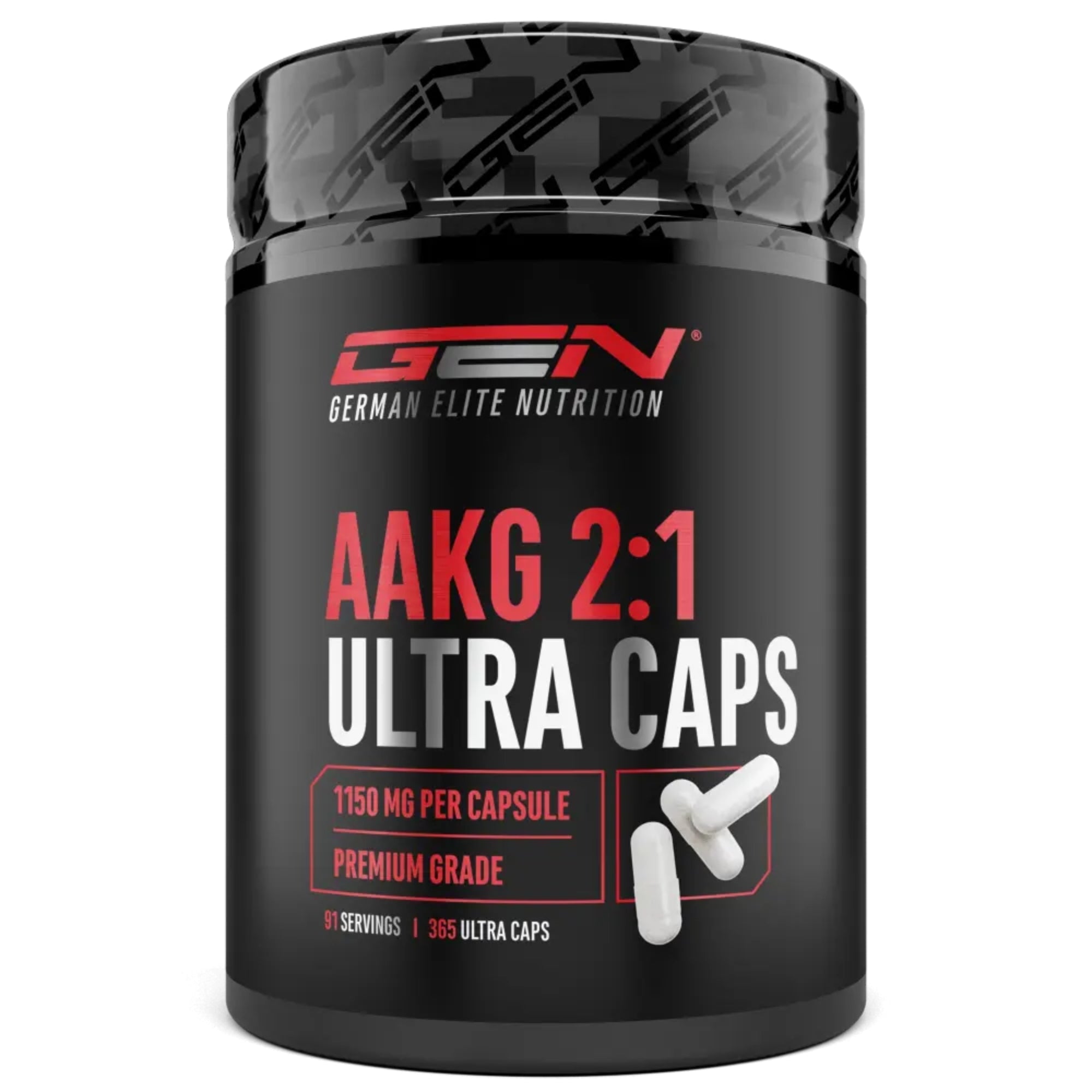 AAKG Ultra Caps 1150mg | 365 capsule | German Elite Nutrition