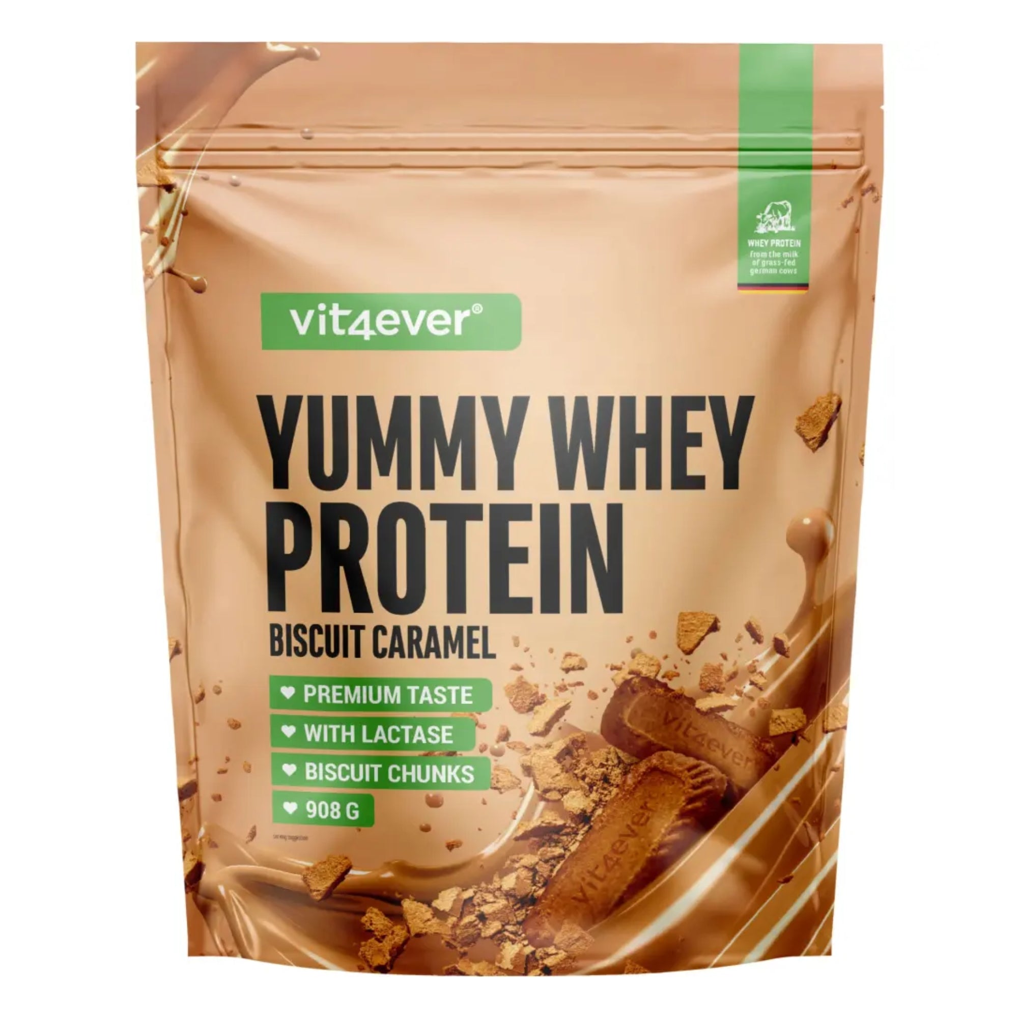 Vit4ever Yummy Whey Protein Biscuit Caramel proteine in polvere 908 grammi