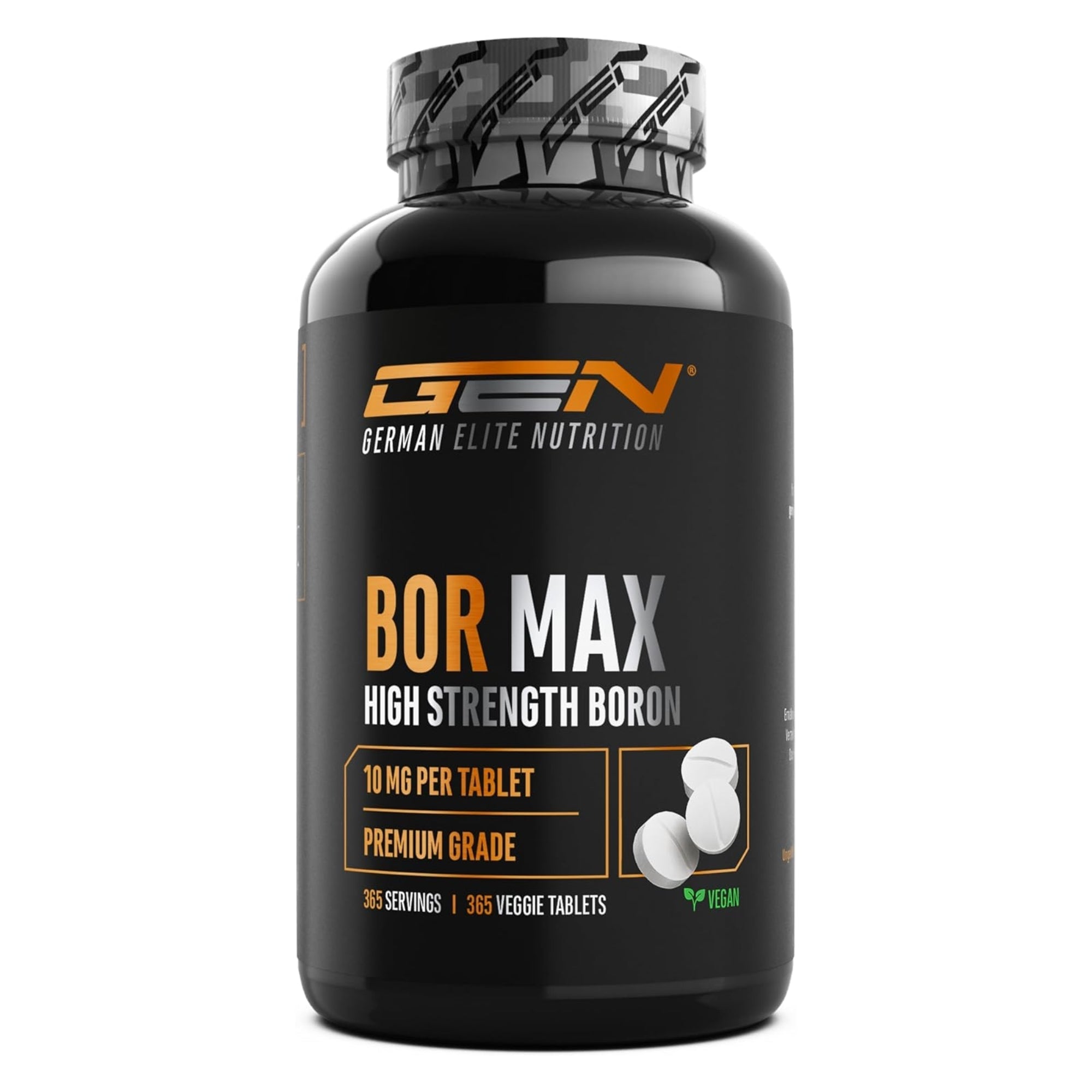 Boron (Borium Max) 10mg | 365 Compresse | German Elite Nutrition