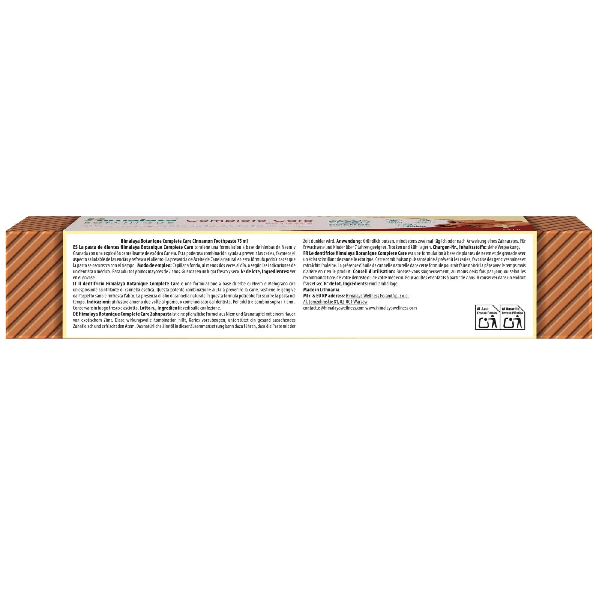Botanique Complete Care Dentifricio alla Cannella | 75 ml | Himalaya