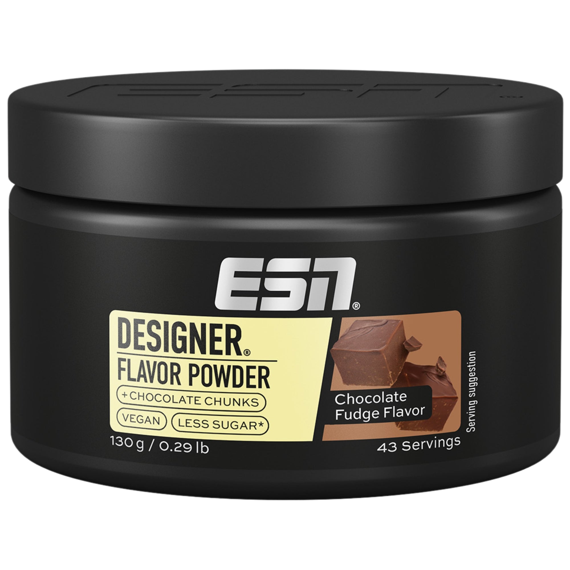 ESN Designer Flavor Powder Chocolate Fudge 130 g 43 porzioni