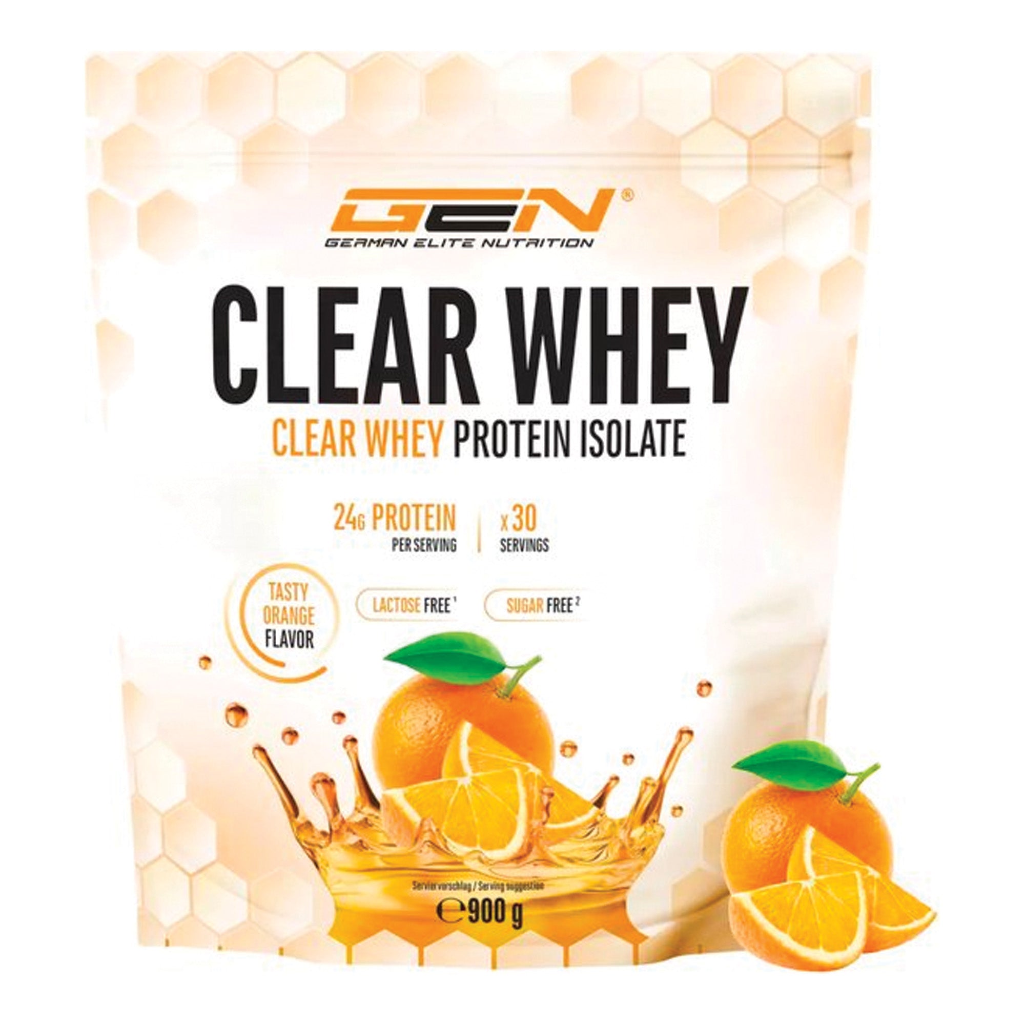 Clear Whey Protein Isolate Arancia | 900 g | German Elite Nutrition