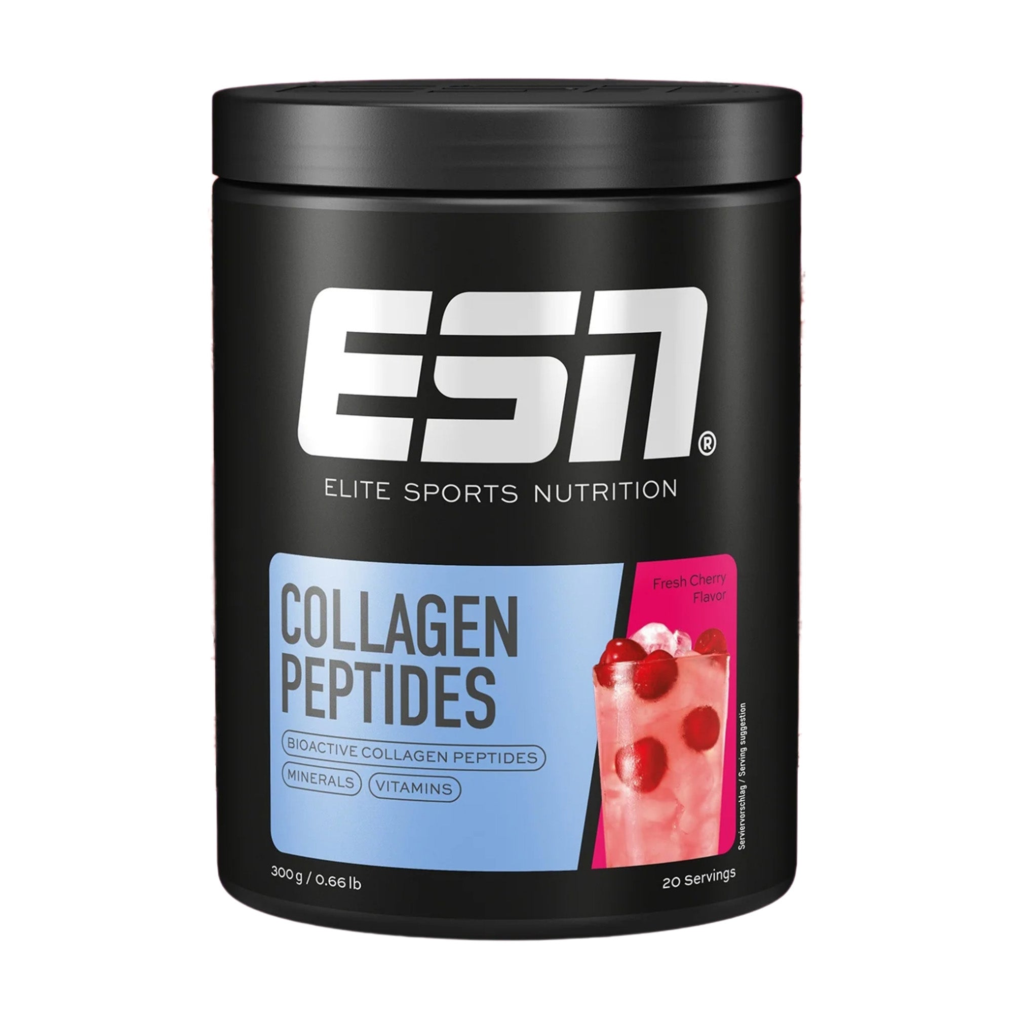 Fresh Cherry ESN Collagen Peptides 300 grammi 20 porzioni