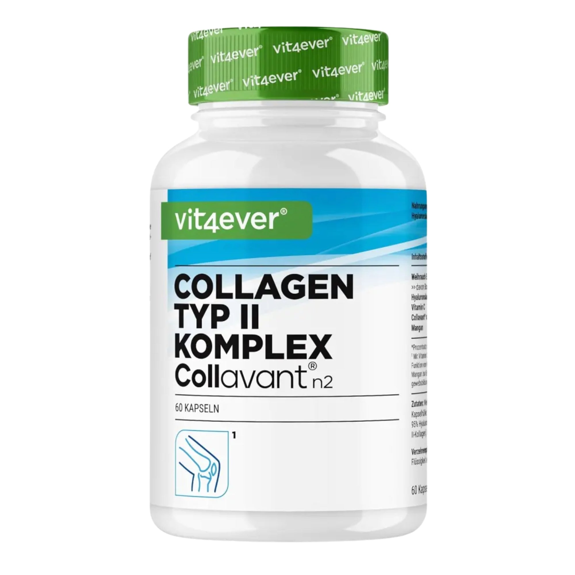 Complesso di collagene tipo 2 Collavant n2 di Vit4ever, 60 capsule