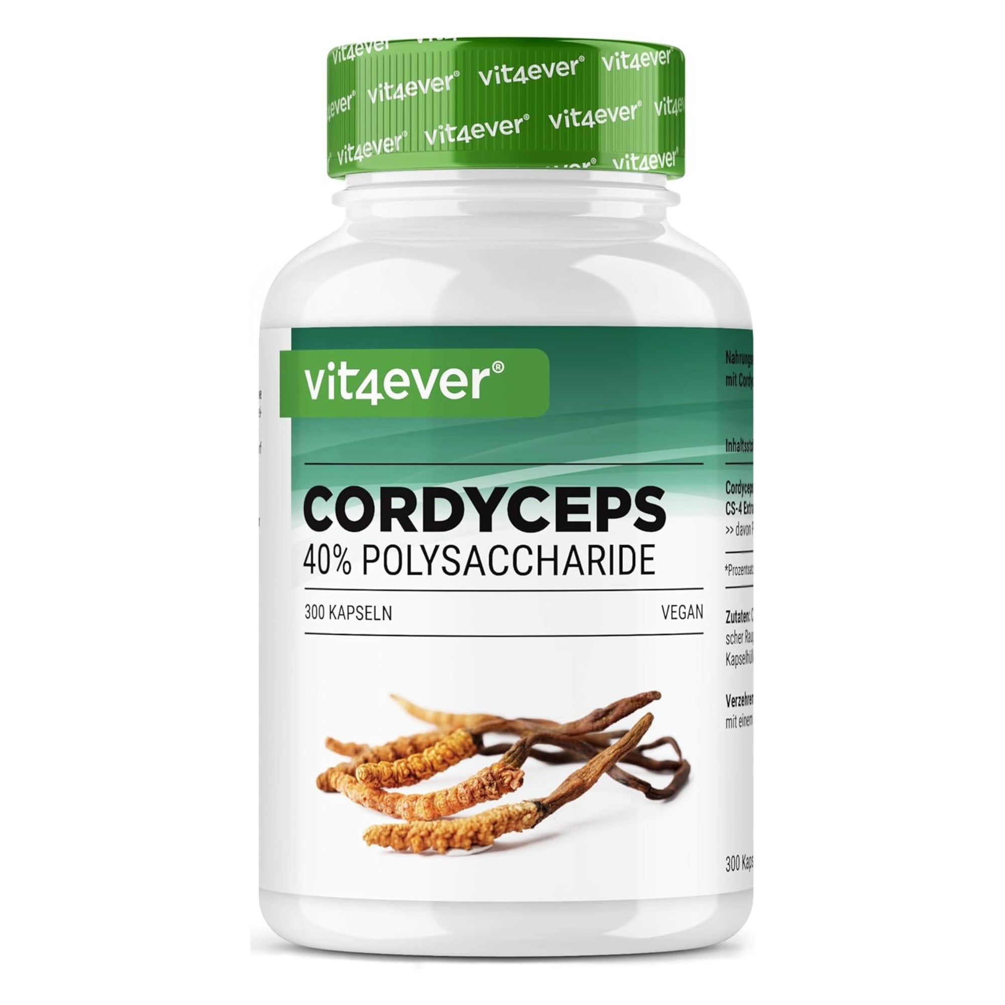 Cordyceps Sinensis CS-4 40% | 180 o 300 capsule | Vit4ever