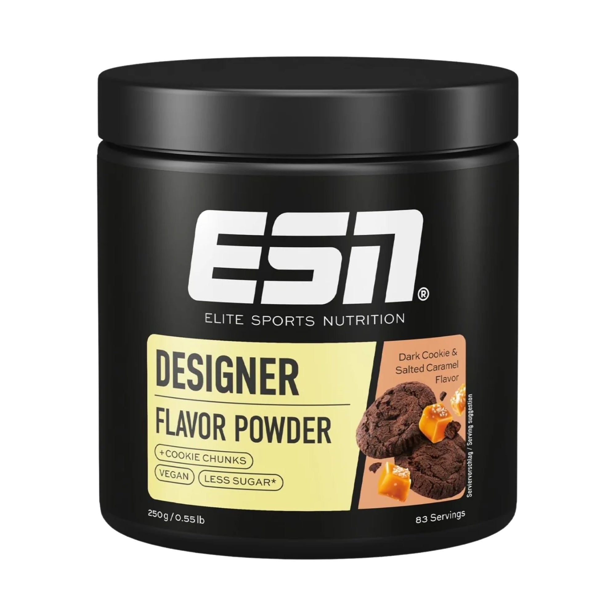 ESN Flavor Powder Dark Cookie Salted Caramel Polvere Aromatizzante 250 g