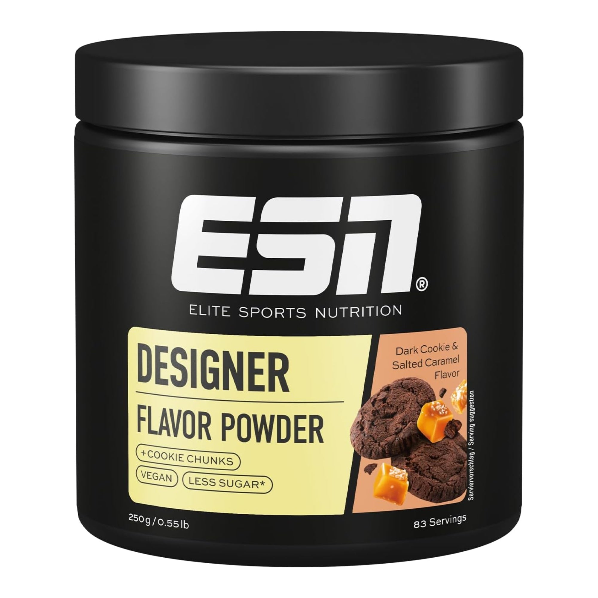 ESN Flavor Powder gusto Dark Cookie & Salted Caramel