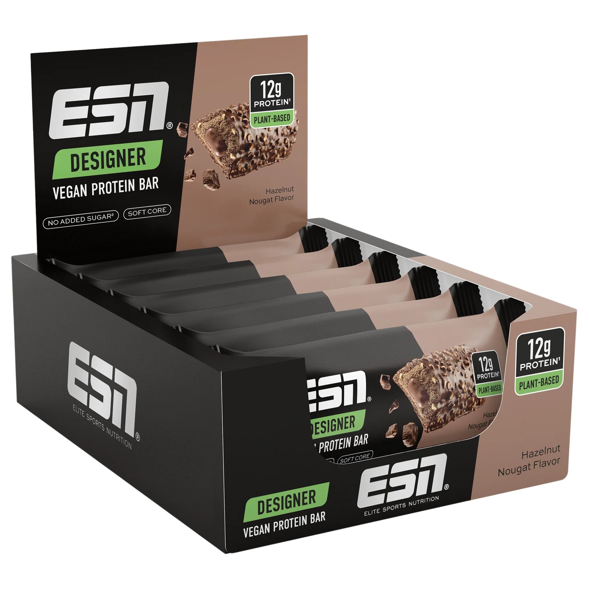 Hazelnut Nougat ESN Designer Vegan Protein Bar
