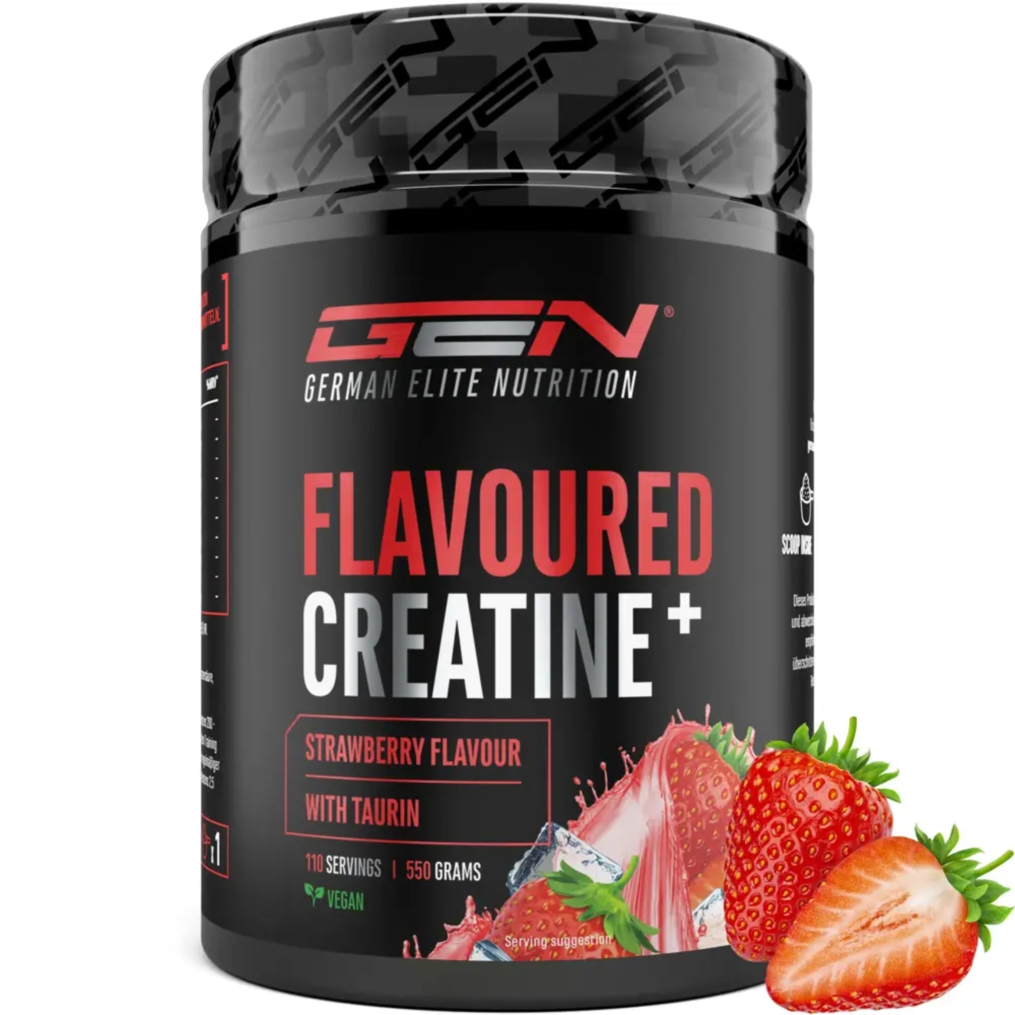 Flavoured Creatine+ (Creatina Monoidrato e Taurina) | 550 g | German Elite Nutrition
