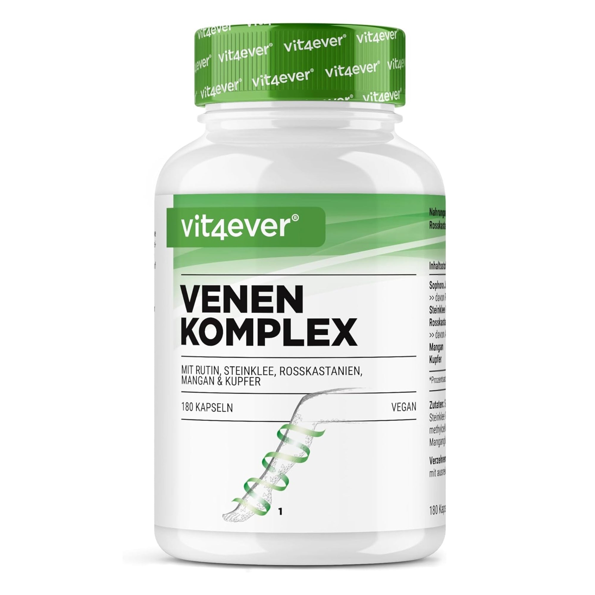 Complesso Venoso con Sofora del Giappone & Escina | 180 Capsule | Vit4ever