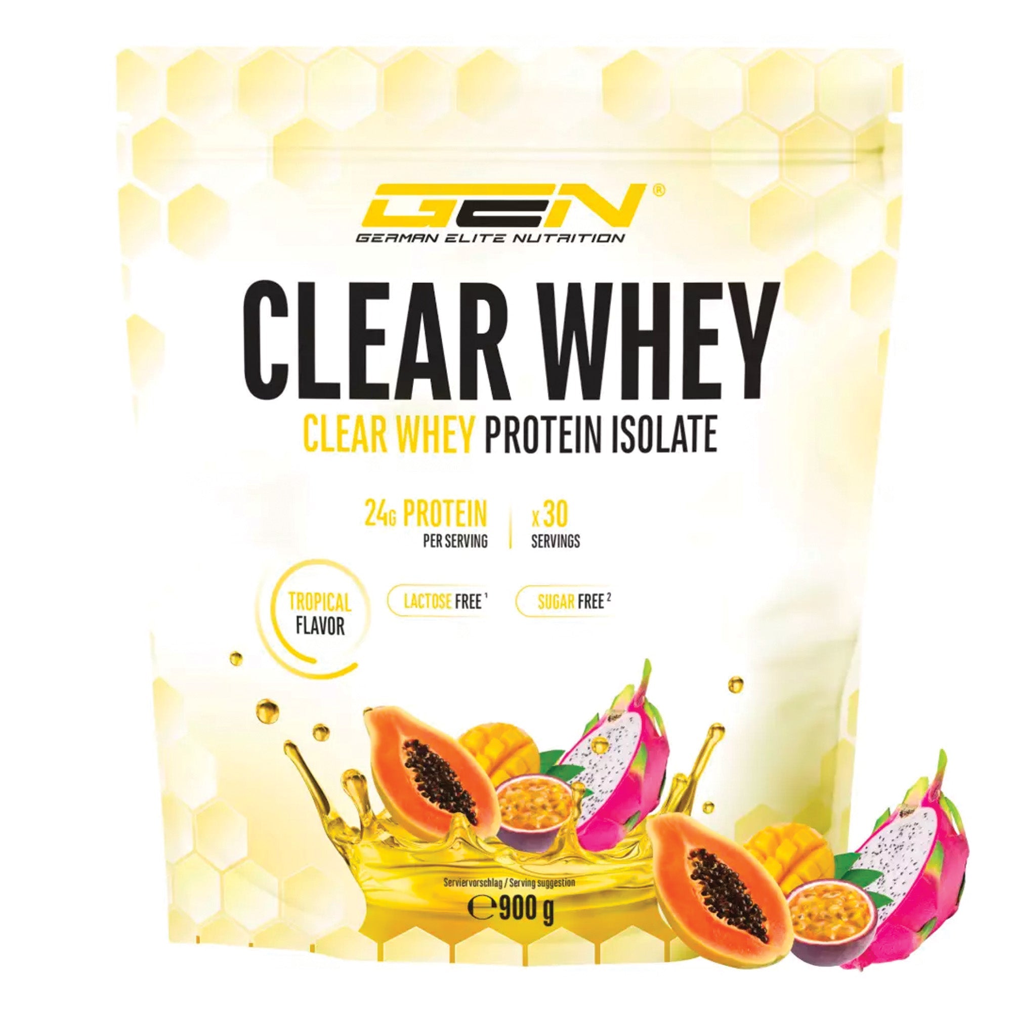 Clear Whey Protein Isolate Tropicale | 900 g | German Elite Nutrition