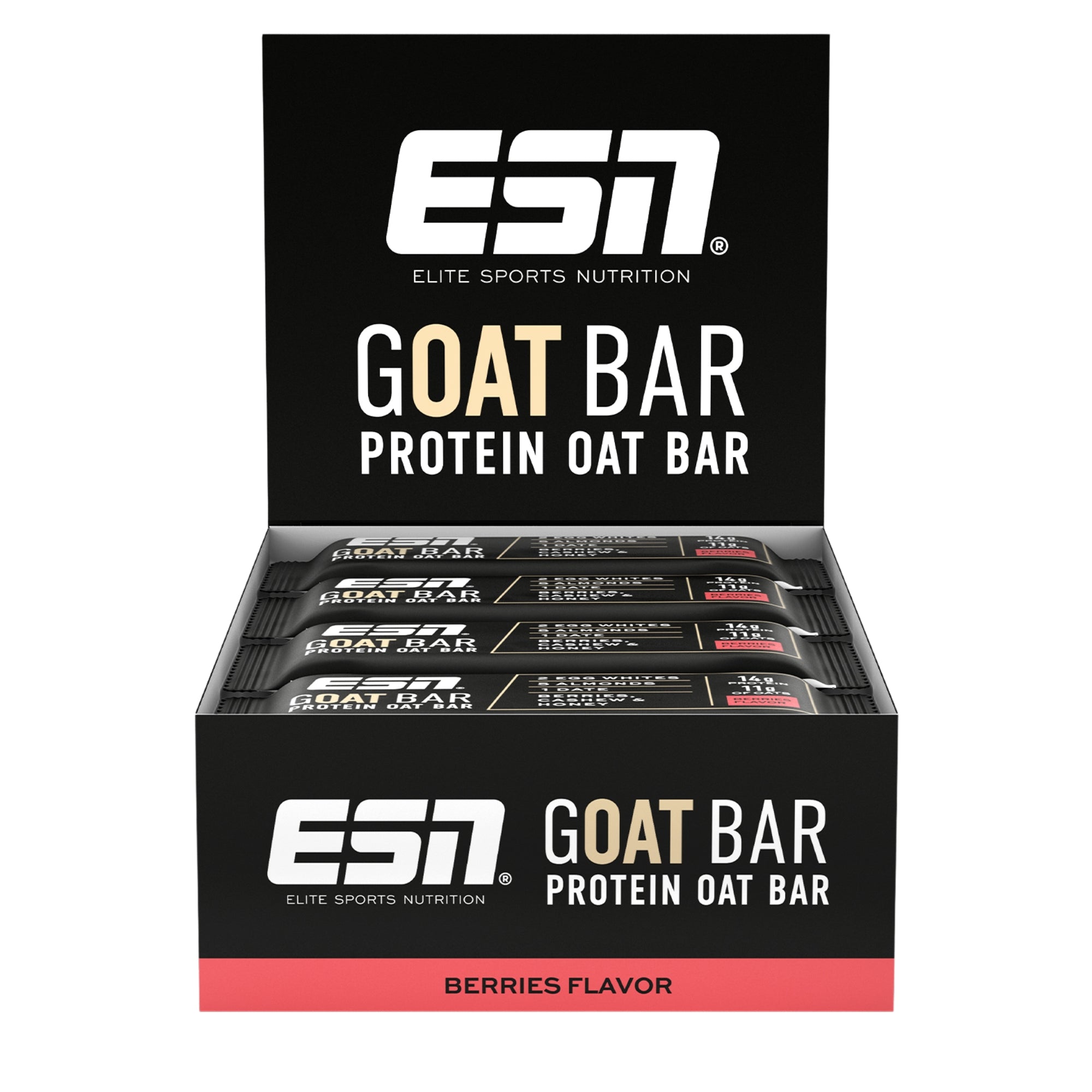 GOAT Bar Barretta per la Colazione Berries | 12 barrette | ESN