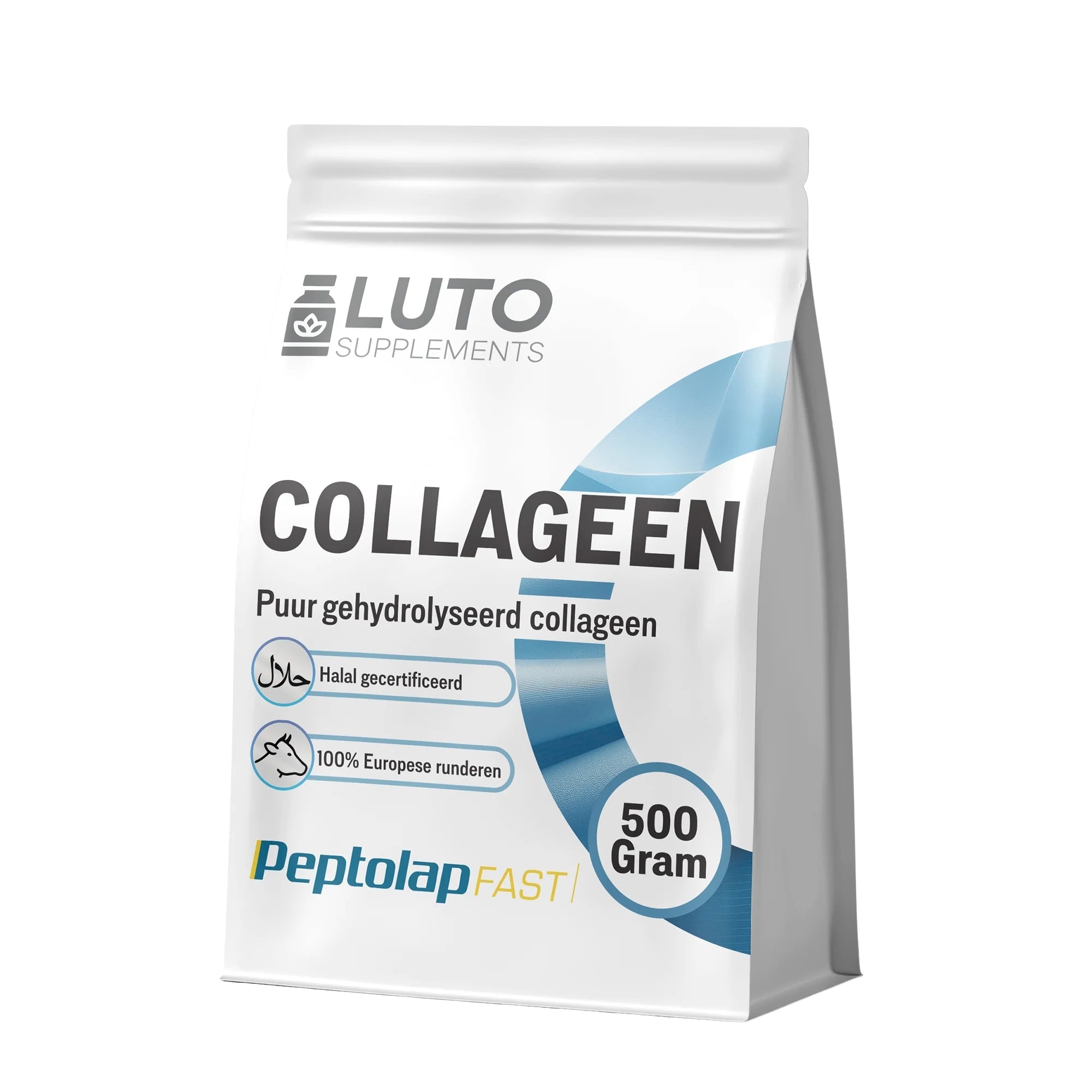 LUTO Peptolap Fast Collagene sacchetto 500 grammi - collagene idrolizzato puro in polvere halal | acquista in Italia