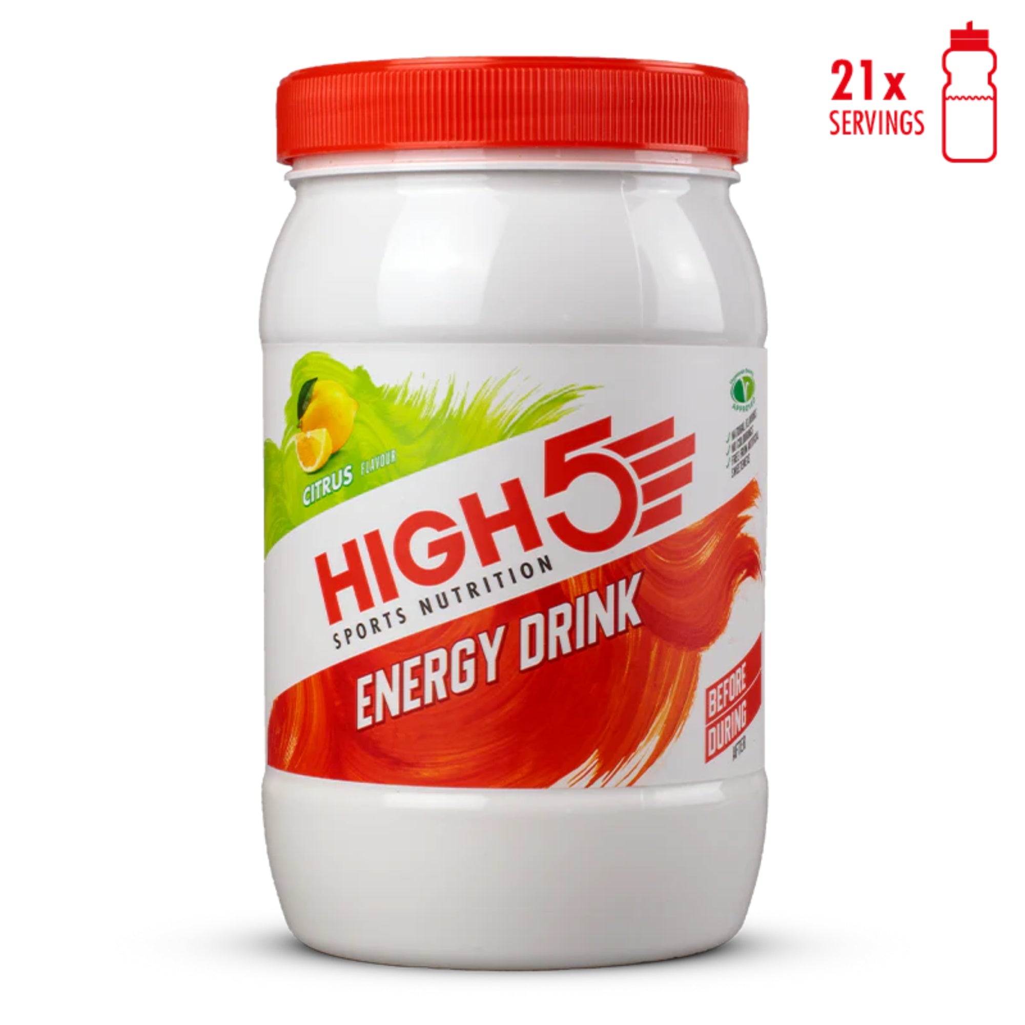 HIGH5 Energy Drink Citrus | Polvere carboidrati-elettroliti
