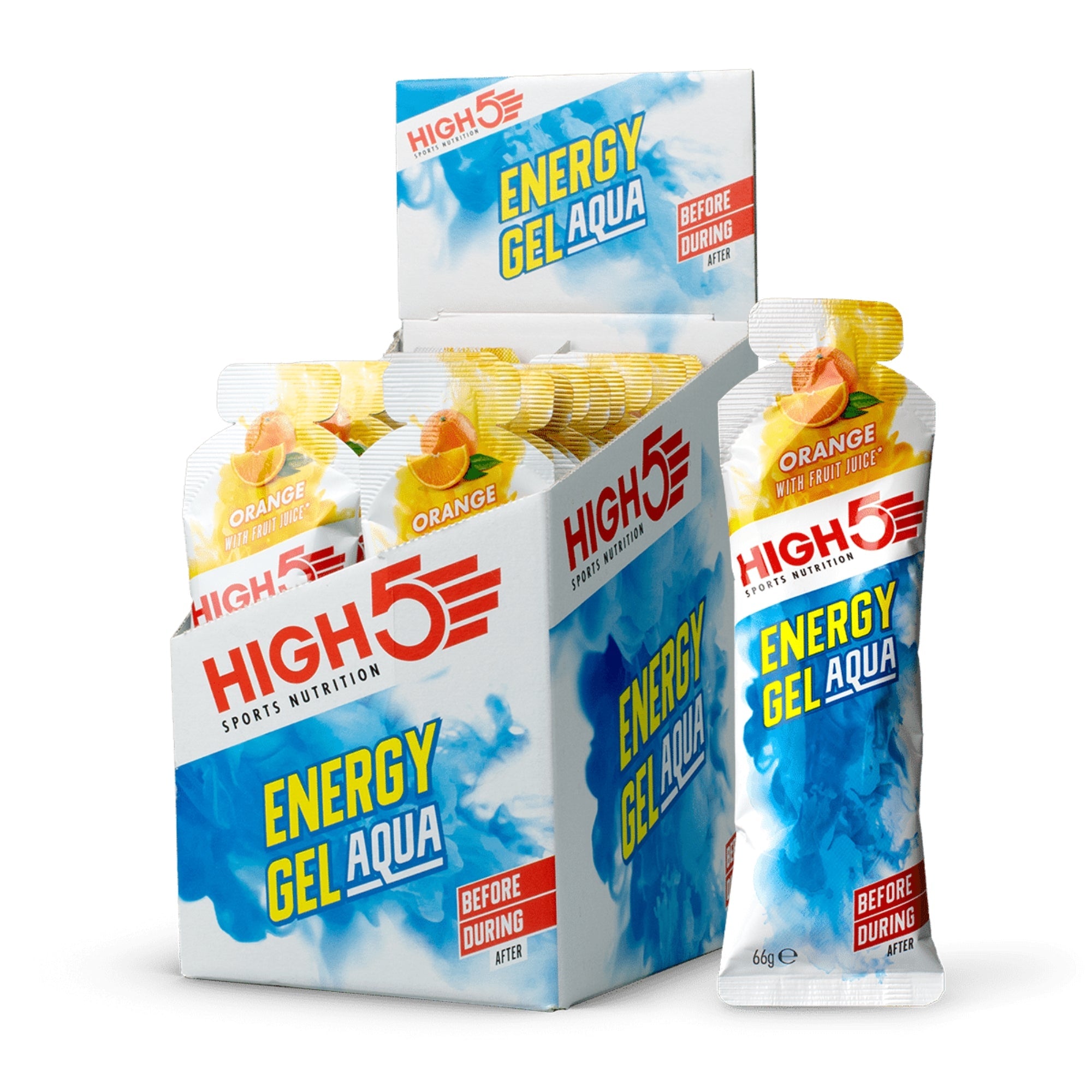 High5 Energy Gel Aqua gusto arancia, 20 x 66 g