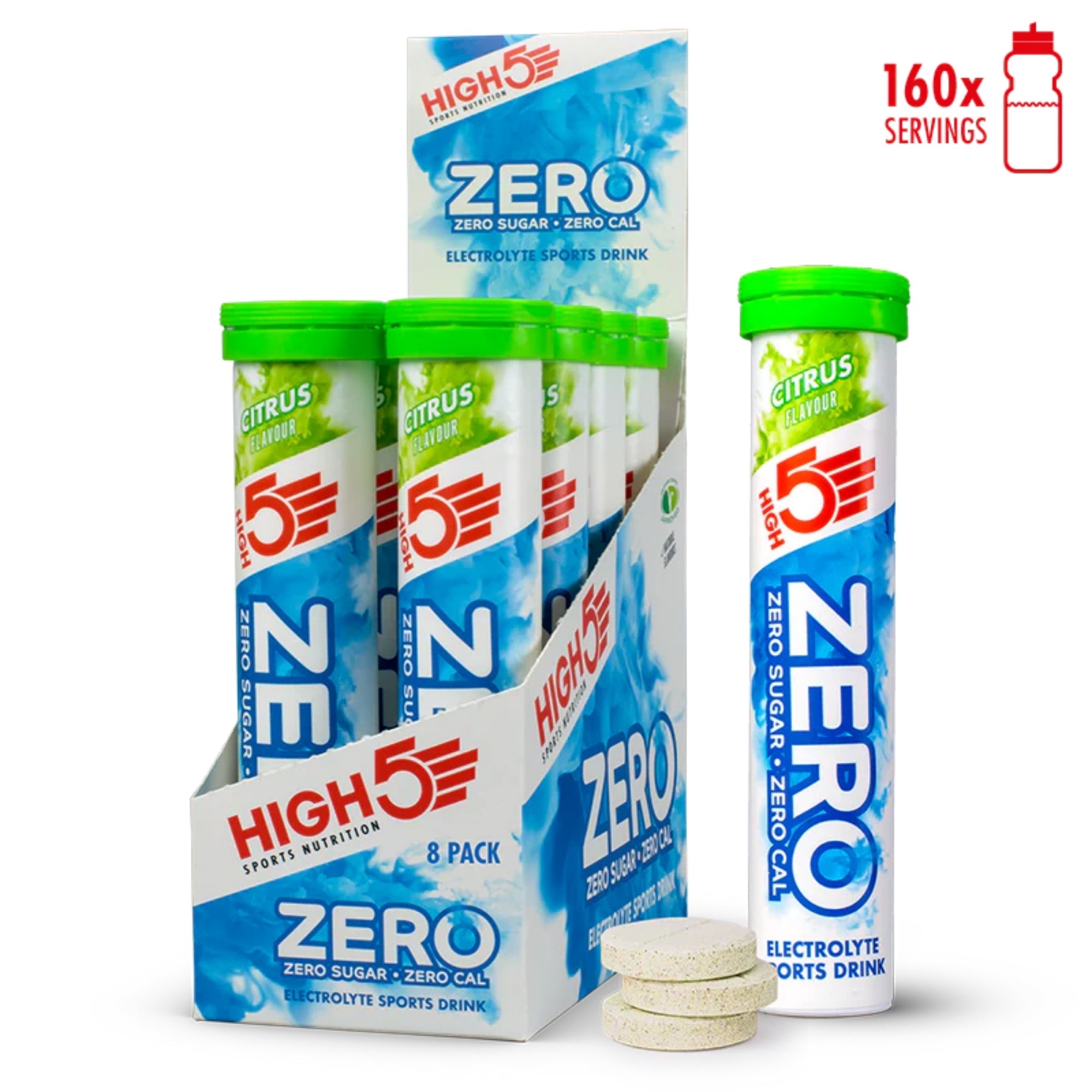 HIGH5 ZERO Agrumi | compresse effervescenti di elettroliti