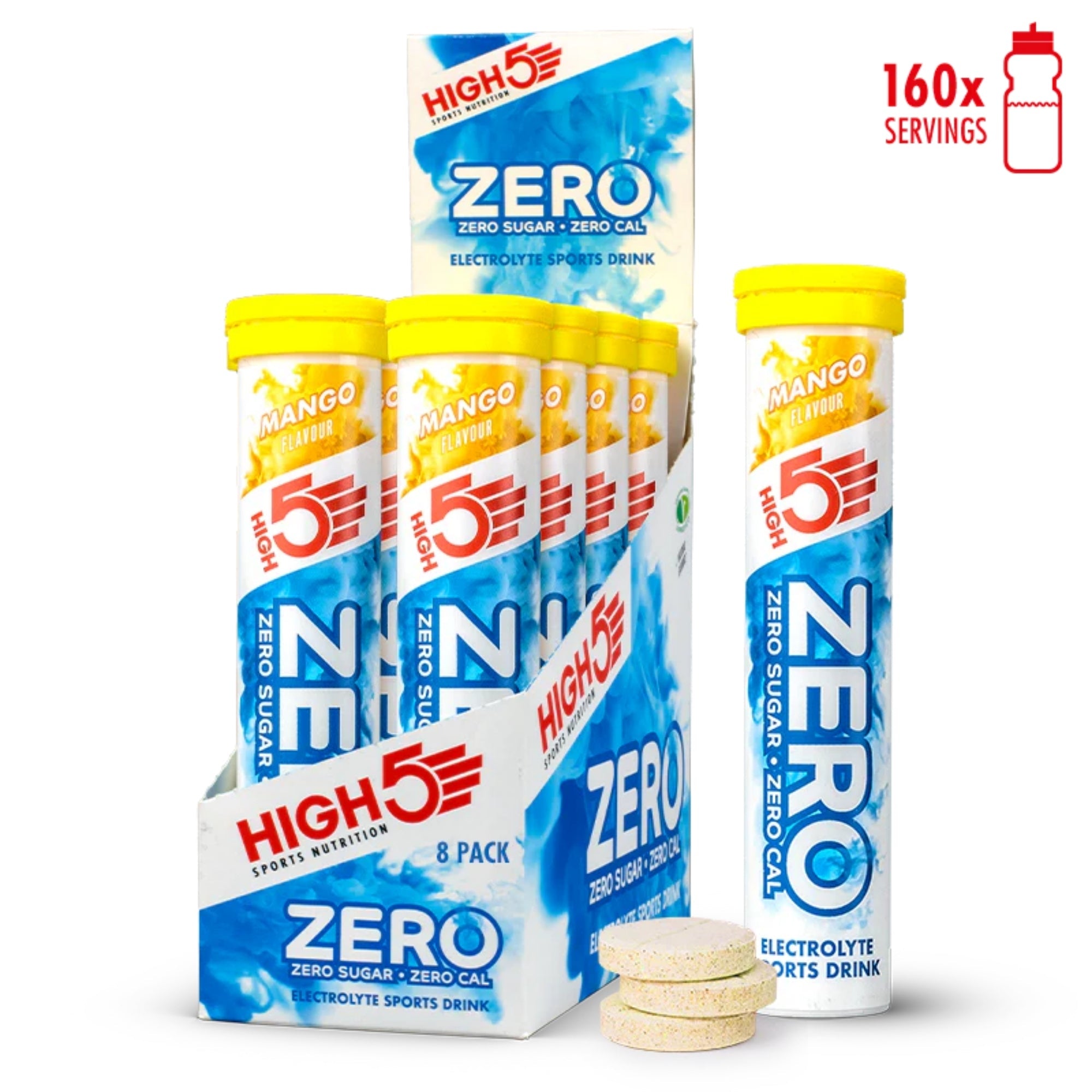 HIGH5 ZERO Mango | compresse effervescenti di elettroliti