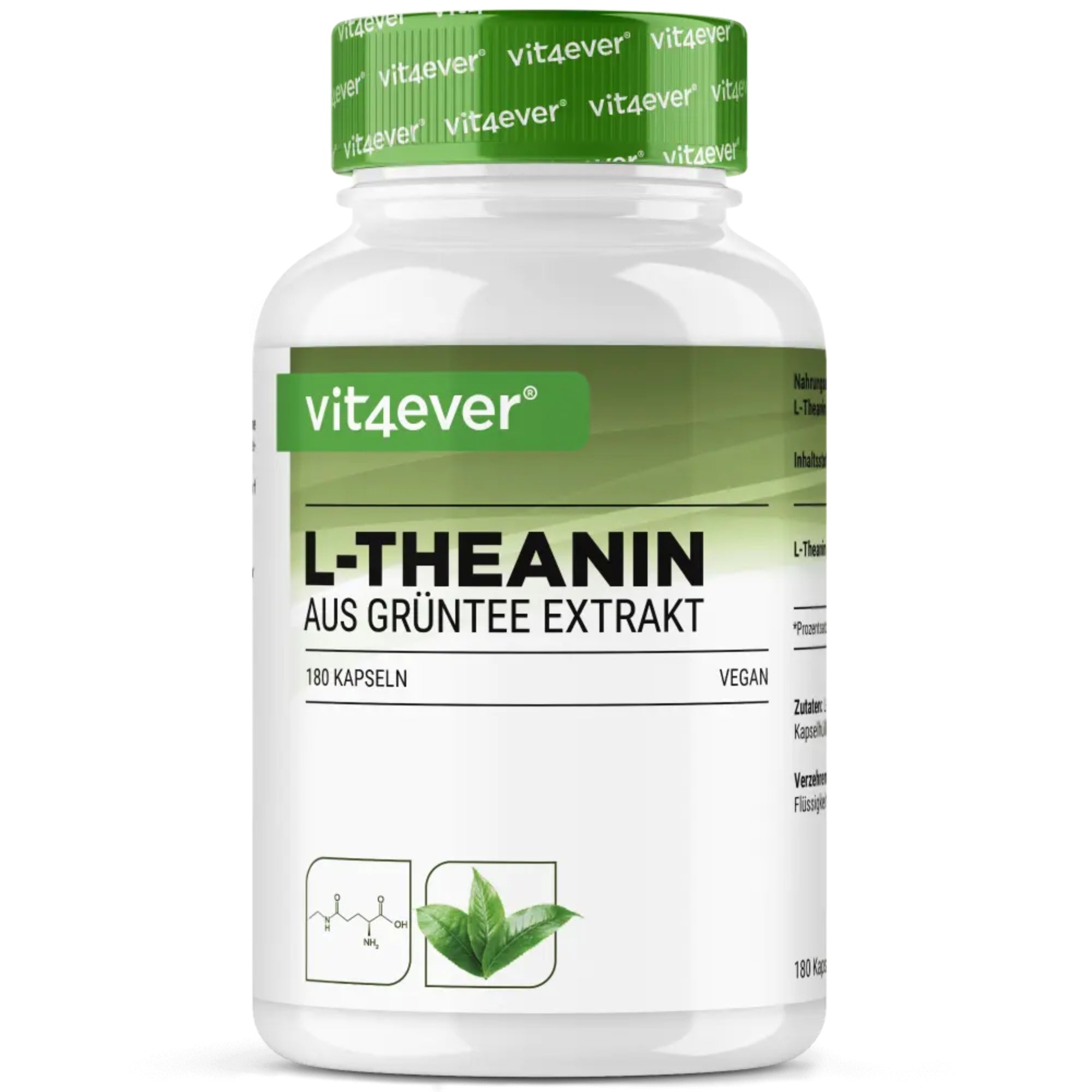 L-Teanina 750mg | 180 Capsule | Vit4ever